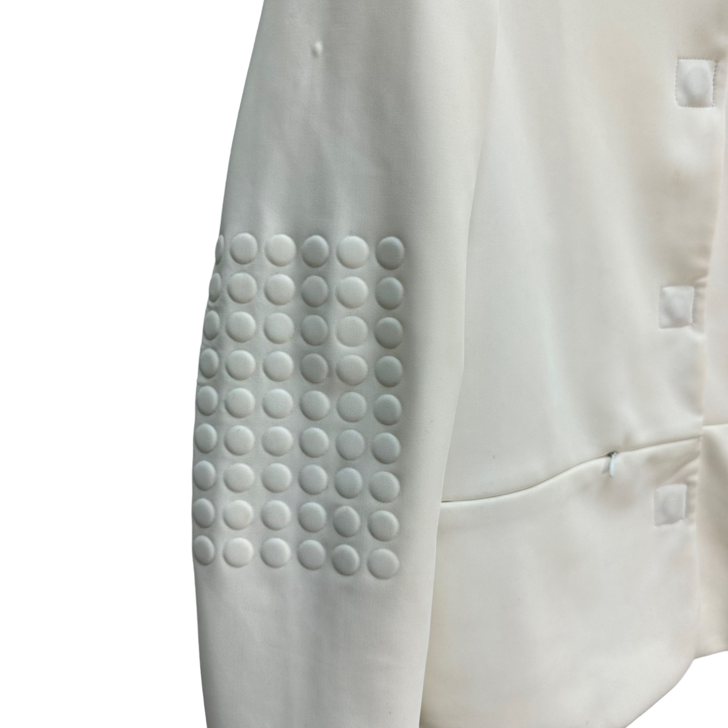 Fendi FENDI JEANS ANTI STRESS MAGNET BUTTON WHITE JACKET #8182-209 Size US S / EU 44-46 / 1 - 6 Thumbnail
