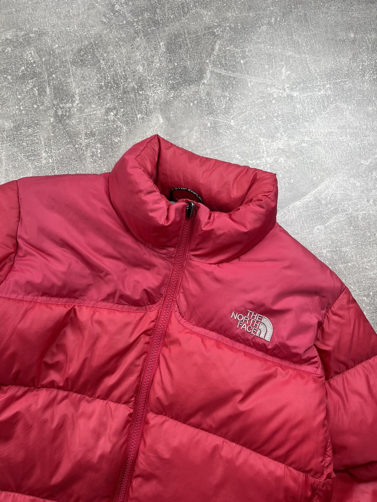 The North Face × Vintage The North Face 700 Goose Down Puffer Jacket Pink Korea Size M / US 6-8 / IT 42-44 - 3 Thumbnail