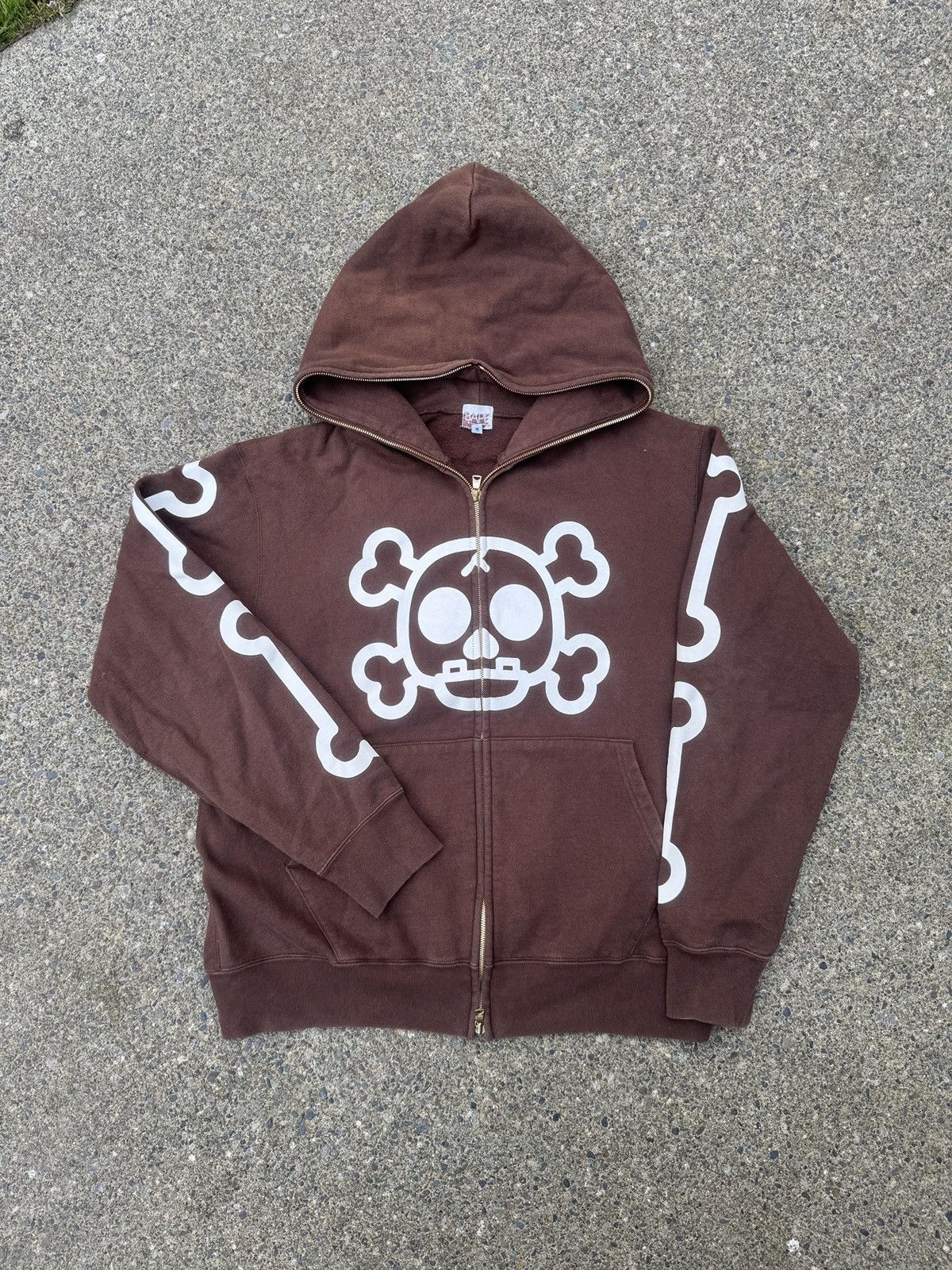 Bape OG Bape Skelton Full Zip Hoodie Size US M / EU 48-50 / 2 - 1 Thumbnail