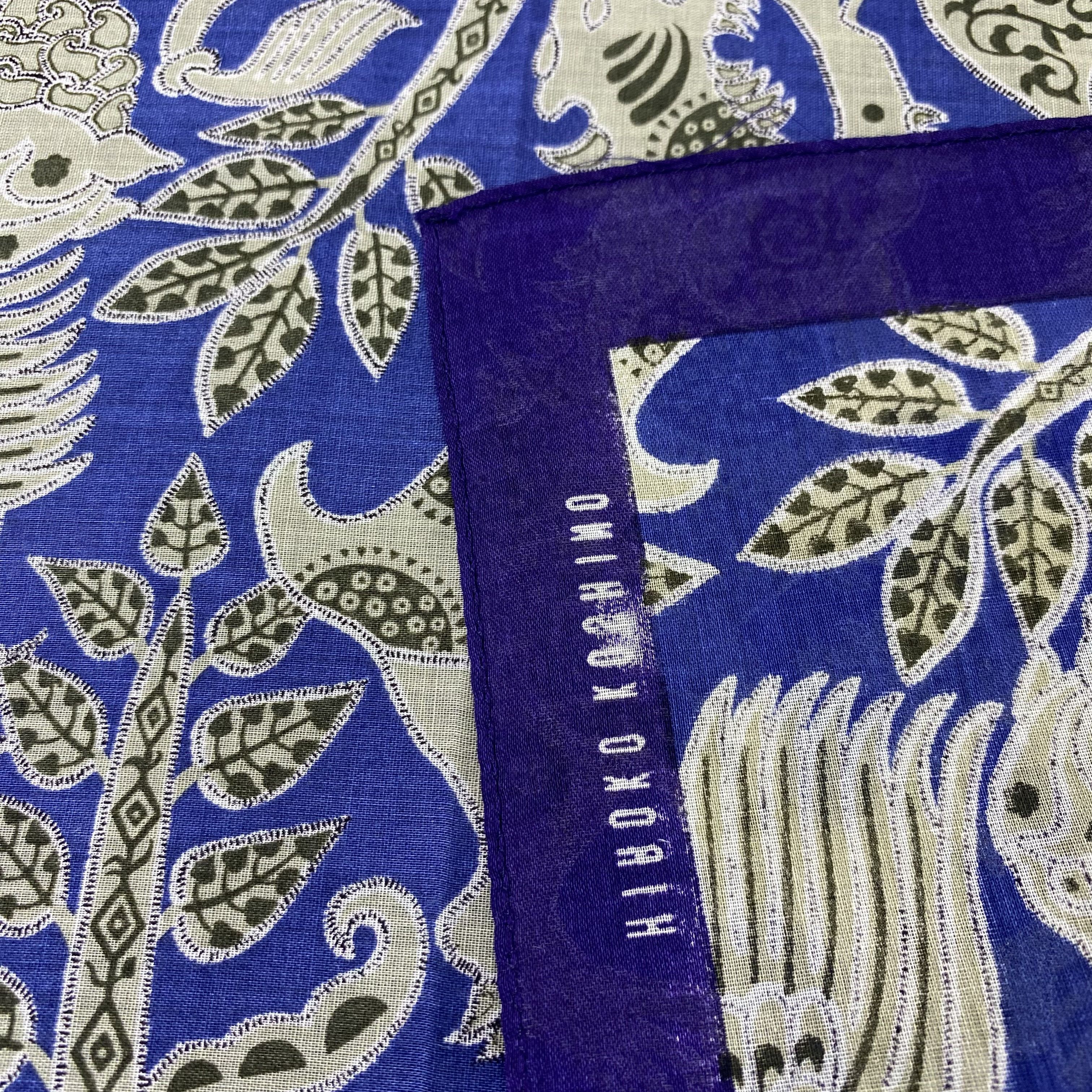Japanese Brand Hiroko Koshino Handkerchief Neckerchief Bandana-B1879 Size ONE SIZE - 6 Thumbnail