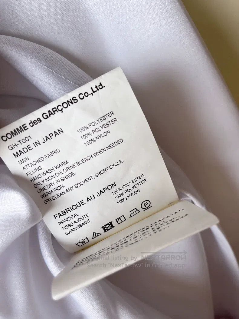 Comme des Garcons Comme des Garcons Puffy Hem Long Sleeve T-Shirt Size XS / US 0-2 / IT 36-38 - 7 Thumbnail