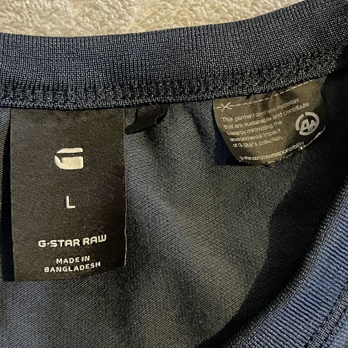 G-Star G-Star Raw Shirt Men Large Blue Streetwear Workout Gym Tee Size US L / EU 52-54 / 3 - 3 Thumbnail