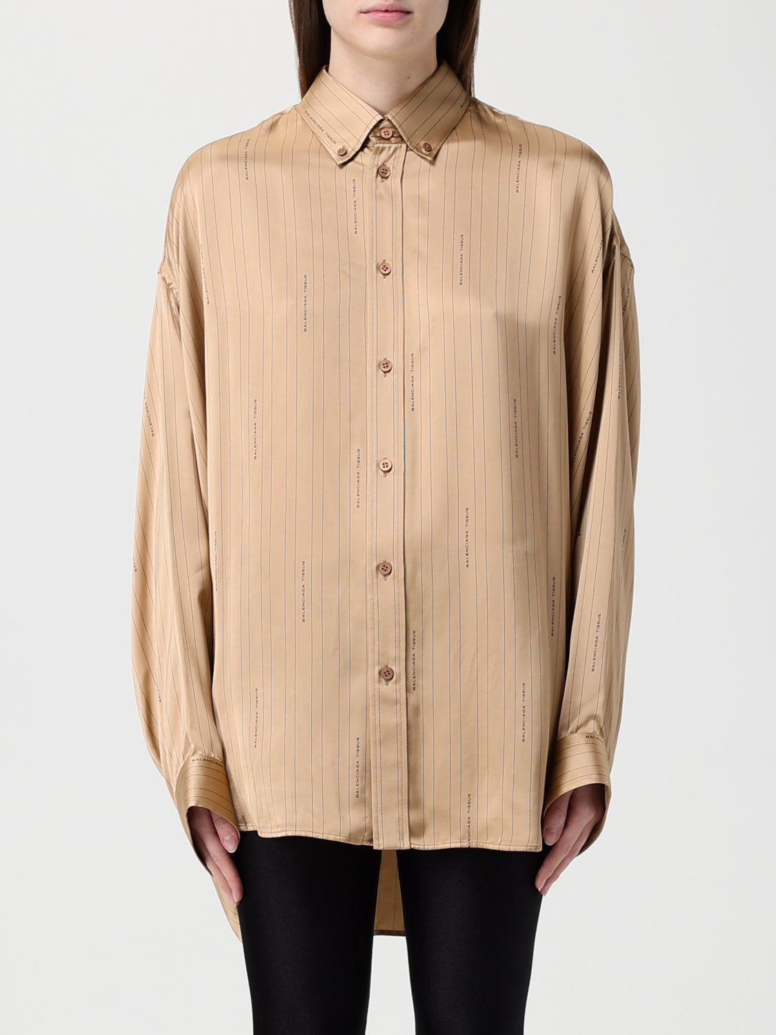 Balenciaga Balenciaga Shirt Woman Camel Size M / US 6-8 / IT 42-44 - 1 Thumbnail