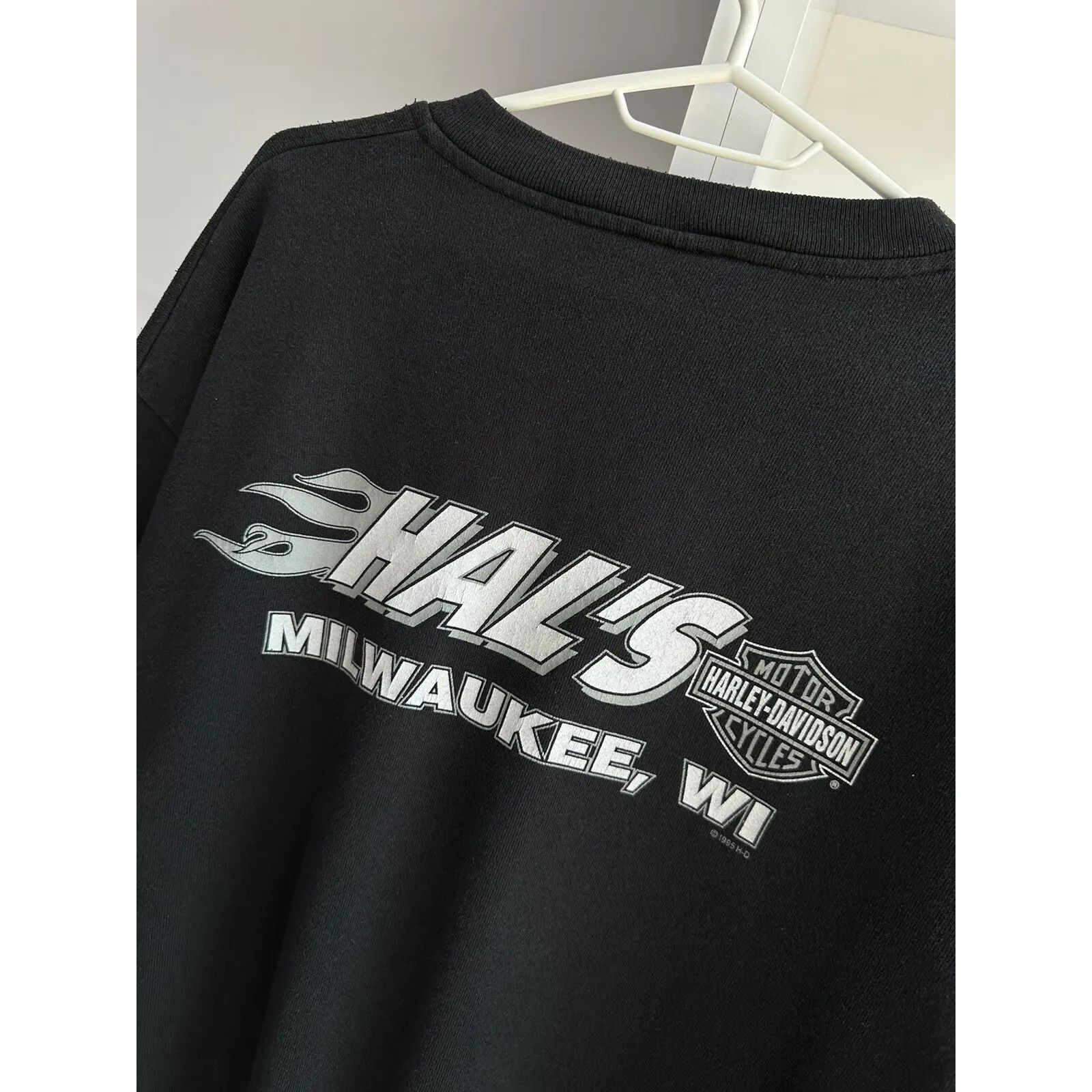 Harley Davidson Vintage Harley-Davidson Milwaukee 1995 Rare Track Jacket Size US XL / EU 56 / 4 - 4 Thumbnail