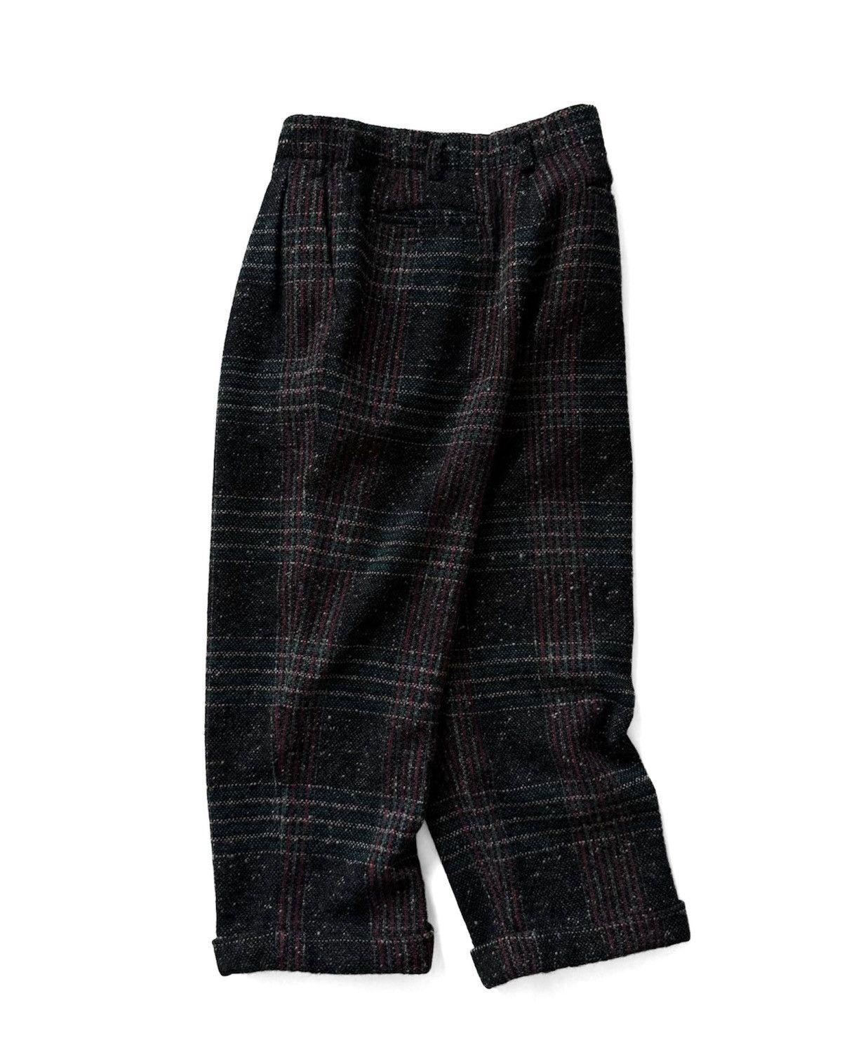 Comme des Garcons Homme 90s COMME des GARÇONS VINTAGE WOOL TWEED PLAID TROUSERS Size US 30 / EU 46 - 7 Thumbnail