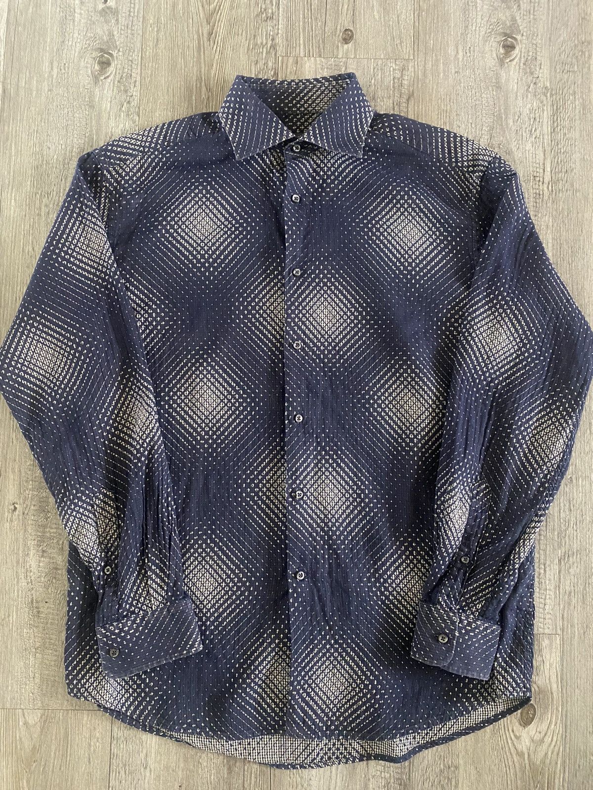 Vintage × Zanella Zanella button up RARE pattern Size US L / EU 52-54 / 3 - 1 Thumbnail