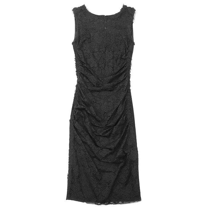 Dolce & Gabbana Dolce & Gabbana Dolce&Gabbana Floral Lace Combination Dress Textile Dresses DUTY FREE for USA Size ONE SIZE - 1 Thumbnail