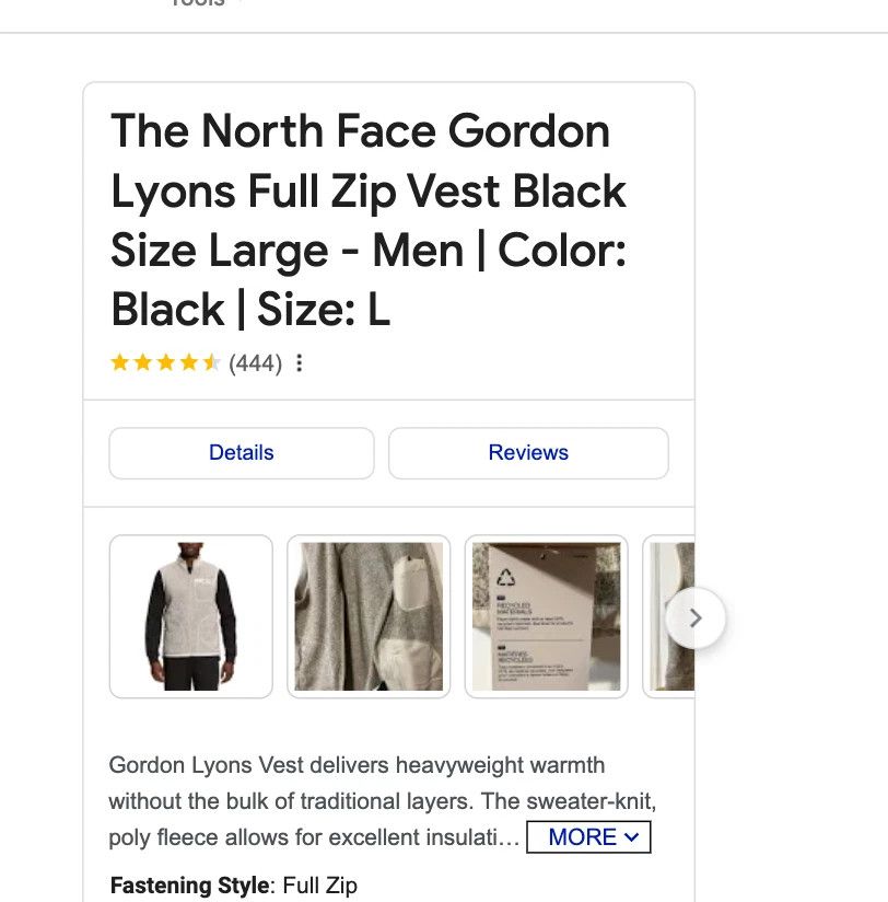 The North Face The North Face Gordon Lyons Full Zip Vest Size US M / EU 48-50 / 2 - 3 Thumbnail