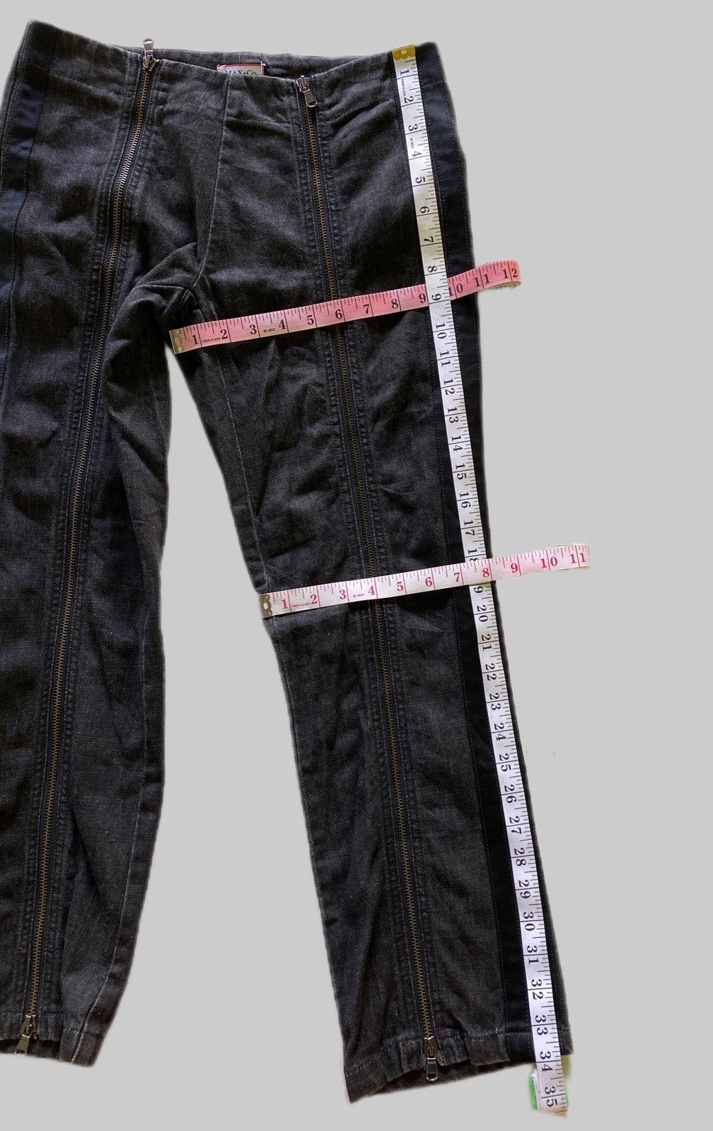 MAX&Co. Rare Design Vintage Max & Co. Long Zipper Jeans Size 28" / US 6 / IT 42 - 9 Thumbnail