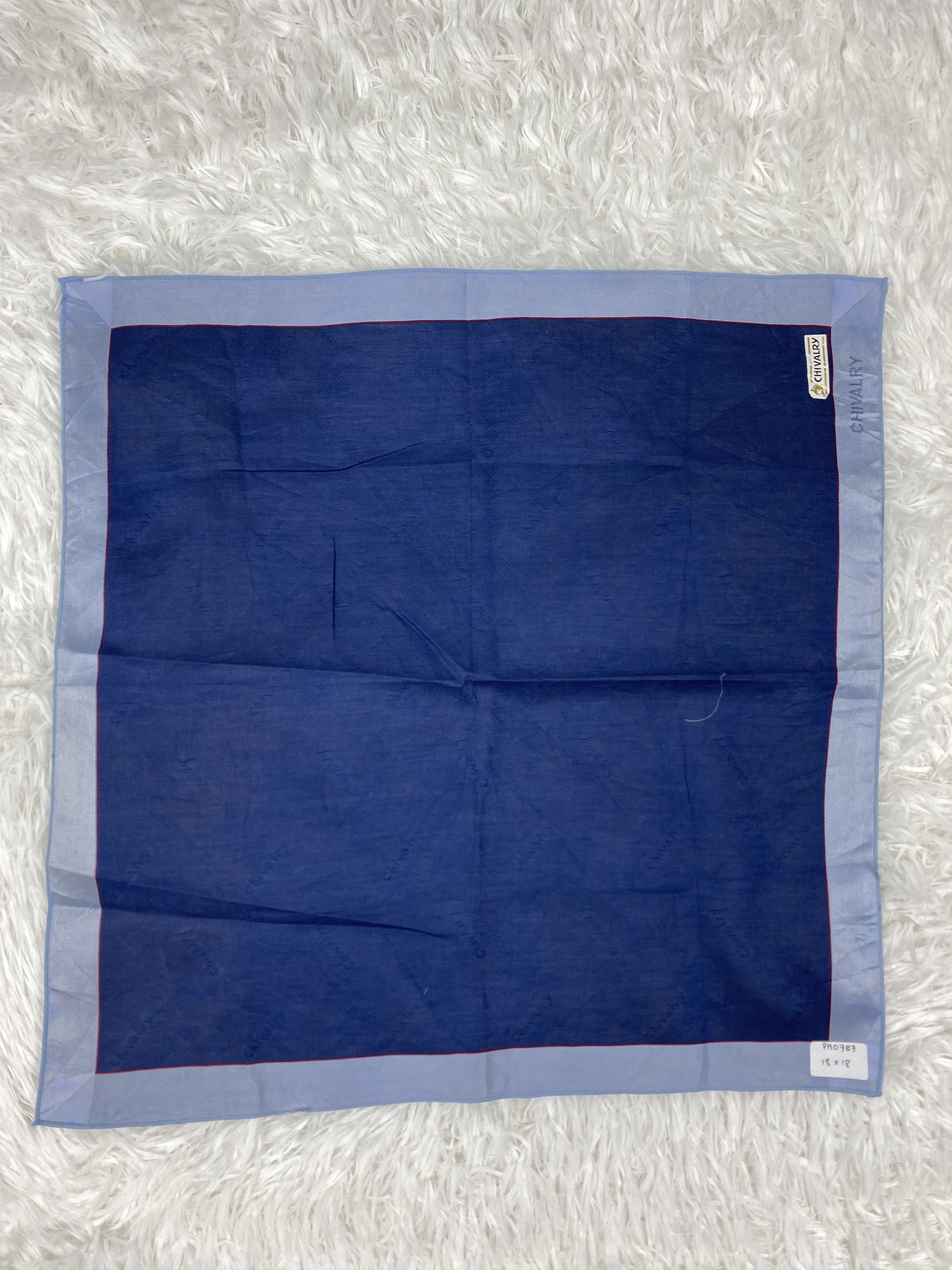 Designer × Vintage Vintage Chivalry Handkerchief neckerchief PH0787 Size ONE SIZE - 5 Thumbnail
