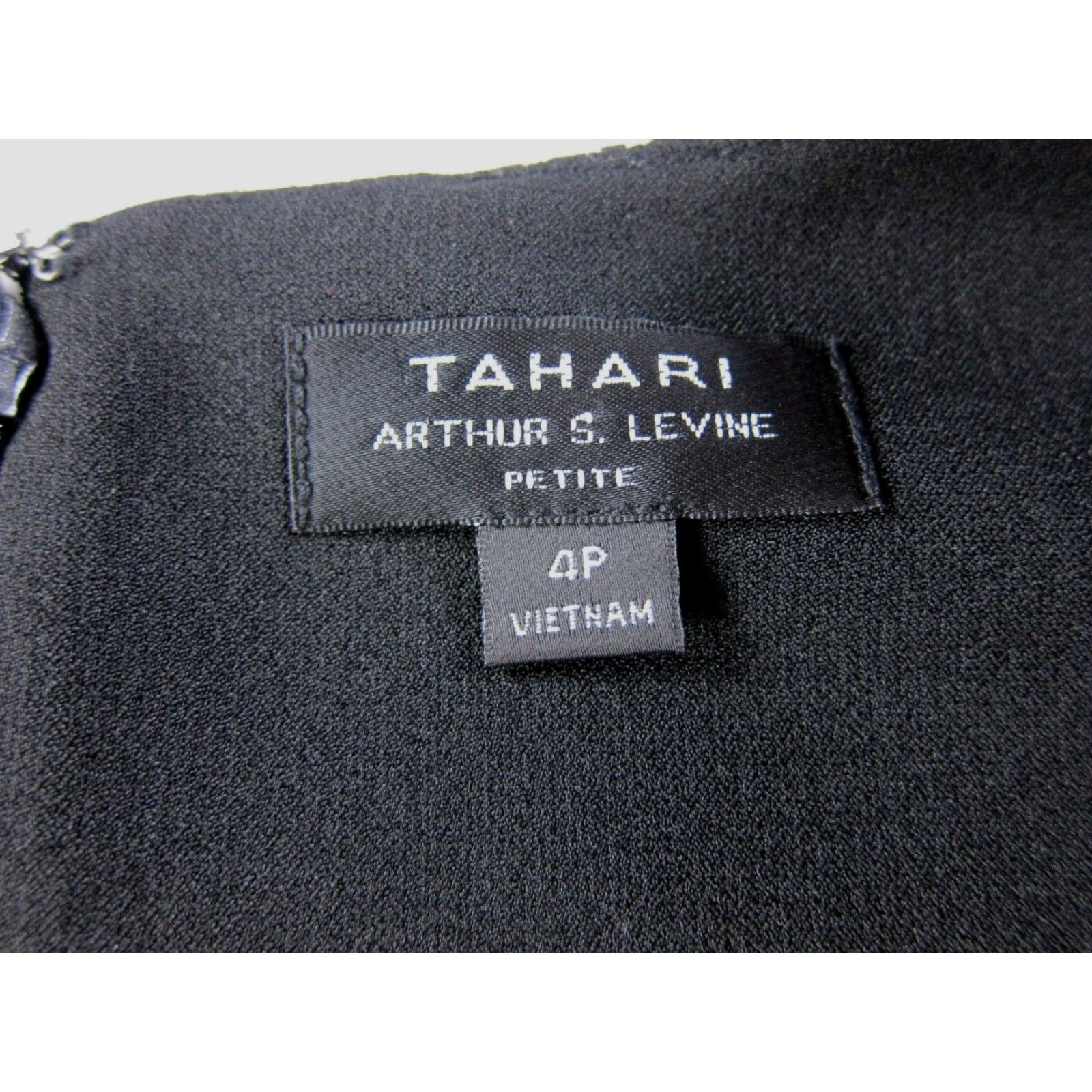 Vintage TAHARI Arthur Levine Black White Geometric Sleeveless Sheath Tank Dress 4P Size S / US 4 / IT 40 - 3 Thumbnail