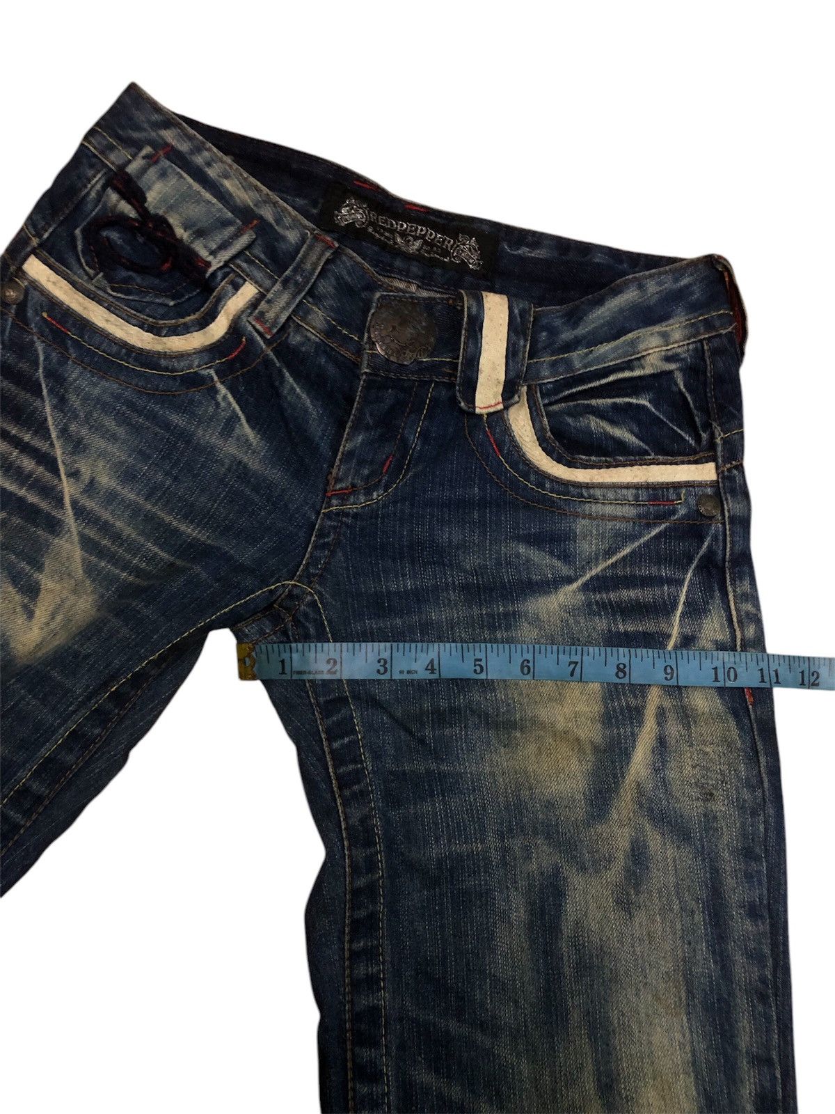Designer × Japanese Brand × Vintage Vintage Japanese Brand Red Pepper Denim Jeans Size US 30 / EU 46 - 6 Thumbnail