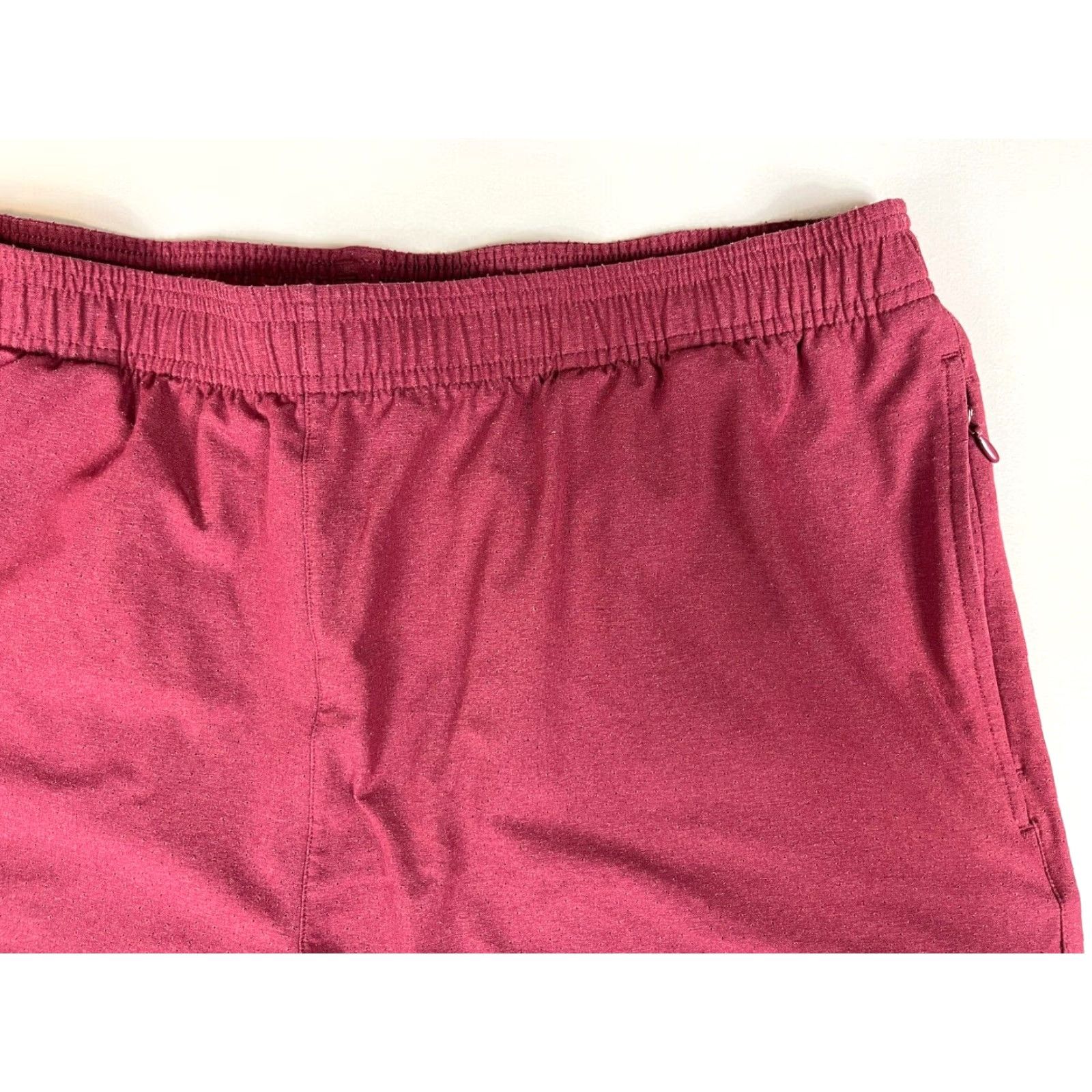 Rhone Rhone Men's Athletic Shorts XL - Perforated, Drawstring, Breathable, Red/ Bordeaux, 6.5 Inseam, Regular Fit, Activewear Size US 36 / EU 52 - 6 Thumbnail