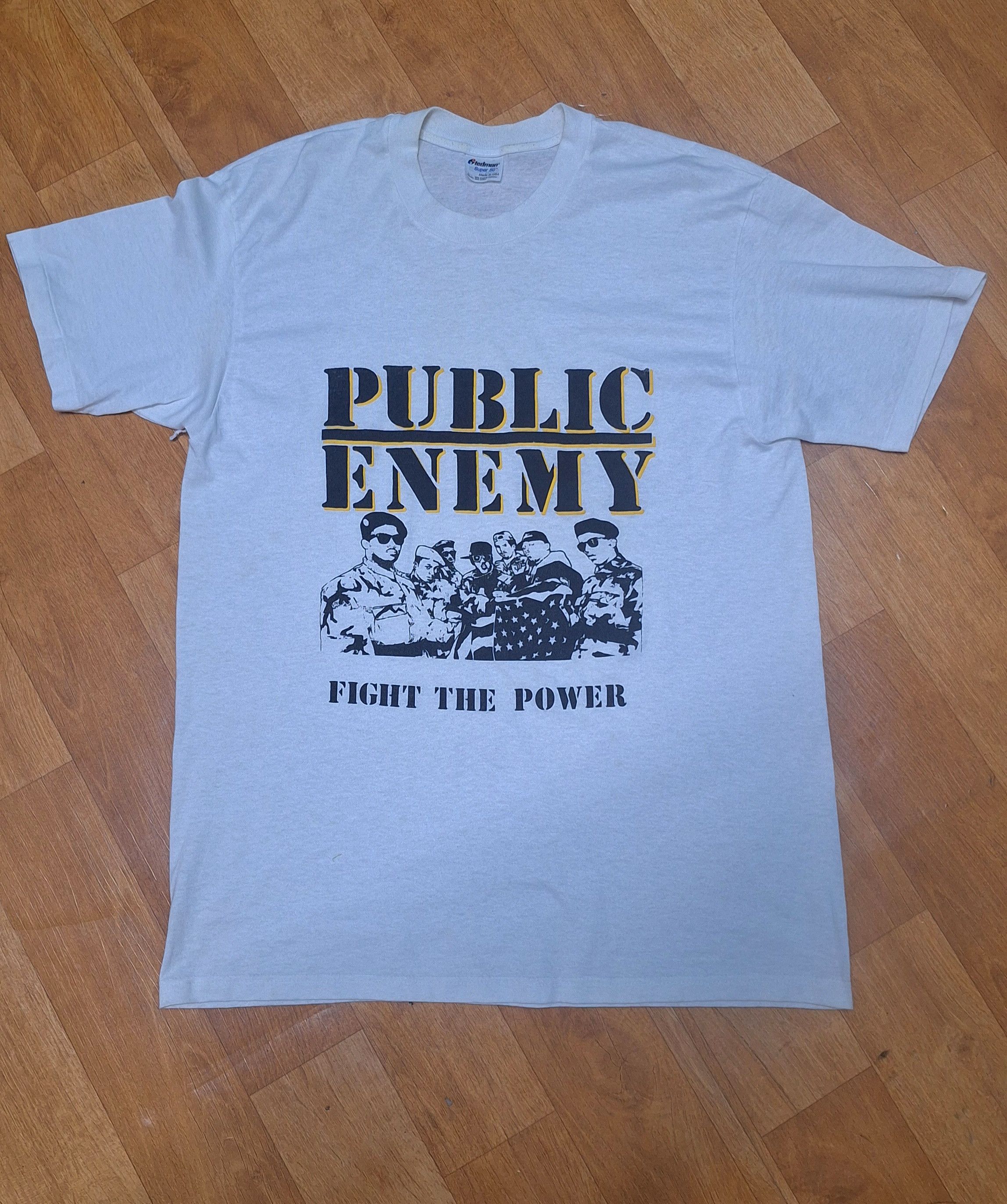 Public Enemy × Vintage Vintage Public Enemy Tshirt Hip Hop Size US L / EU 52-54 / 3 - 1 Thumbnail