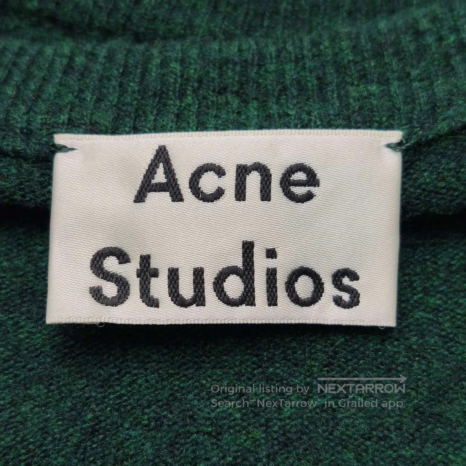 Acne Studios Acne Studios Wool Blend Patterned Crewneck Sweater L. Size US L / EU 52-54 / 3 - 5 Thumbnail
