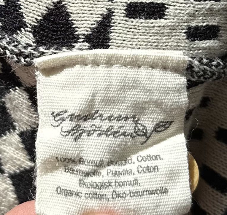 Japanese Brand Gudrun Sjoden Print Organic Cardigan Sweater Women's Size S Size S / US 4 / IT 40 - 4 Thumbnail