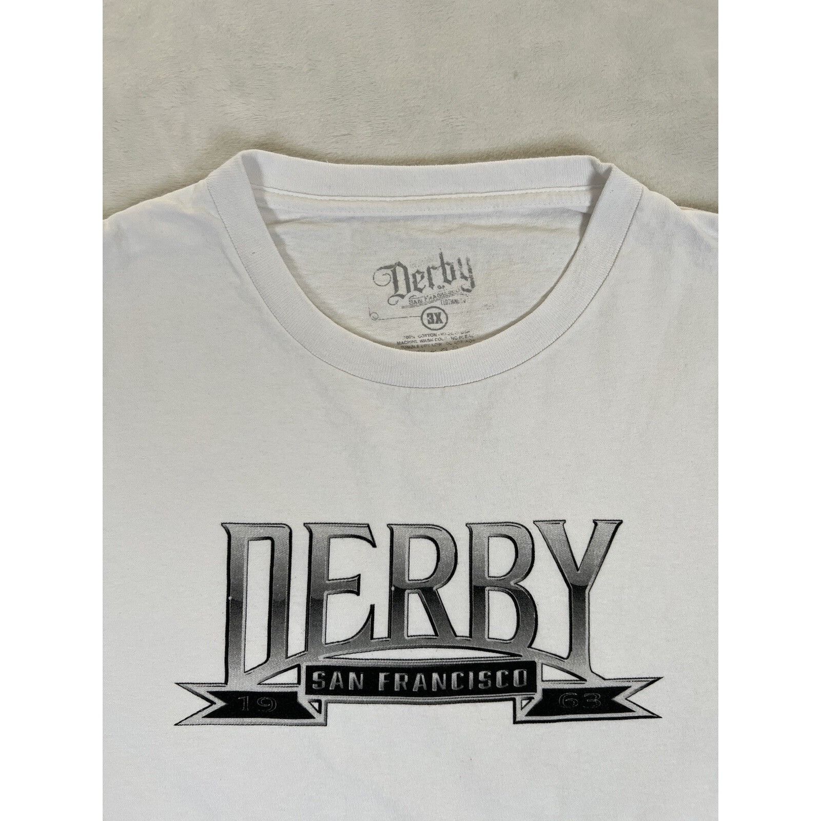Other Derby Of San Francisco T-Shirt Size 3XL White Retro Size US XXL / EU 58 / 5 - 2 Thumbnail
