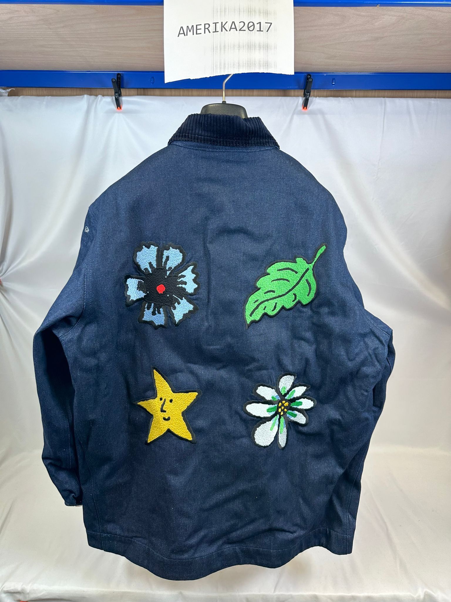 Sky High Farm Workwear Embroidered Denim Chore Coat Size US M / EU 48-50 / 2 - 2 Thumbnail
