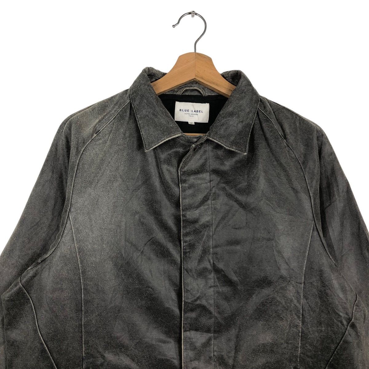 Hysteric Glamour 🔥Soft Leather Jacket Blue Label United Arrow Racer Jacket Size US M / EU 48-50 / 2 - 3 Thumbnail