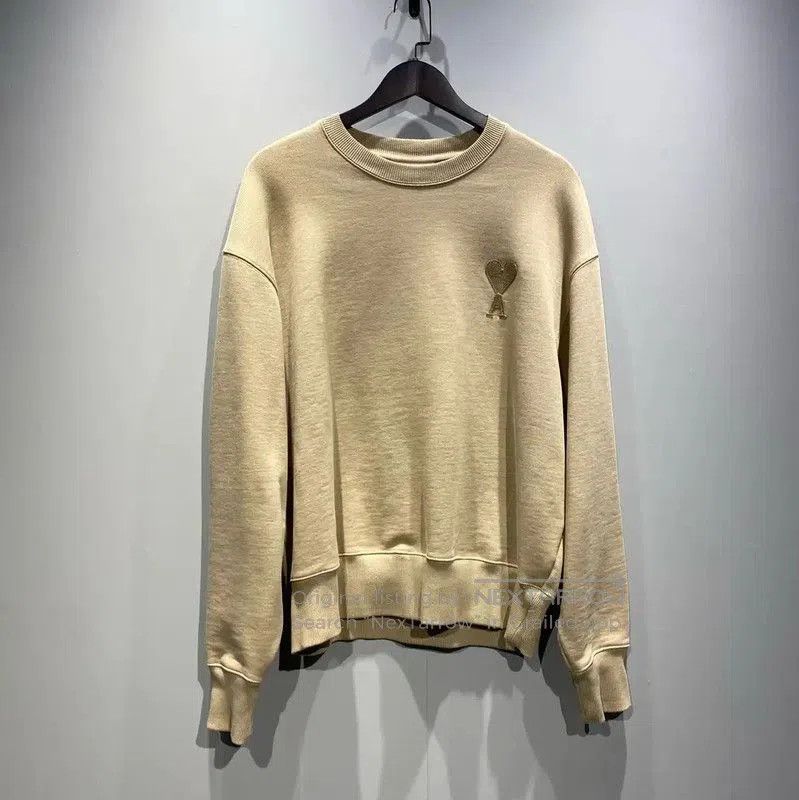 AMI AMI Beige Men's Sweatshirt . Size US L / EU 52-54 / 3 - 1 Thumbnail