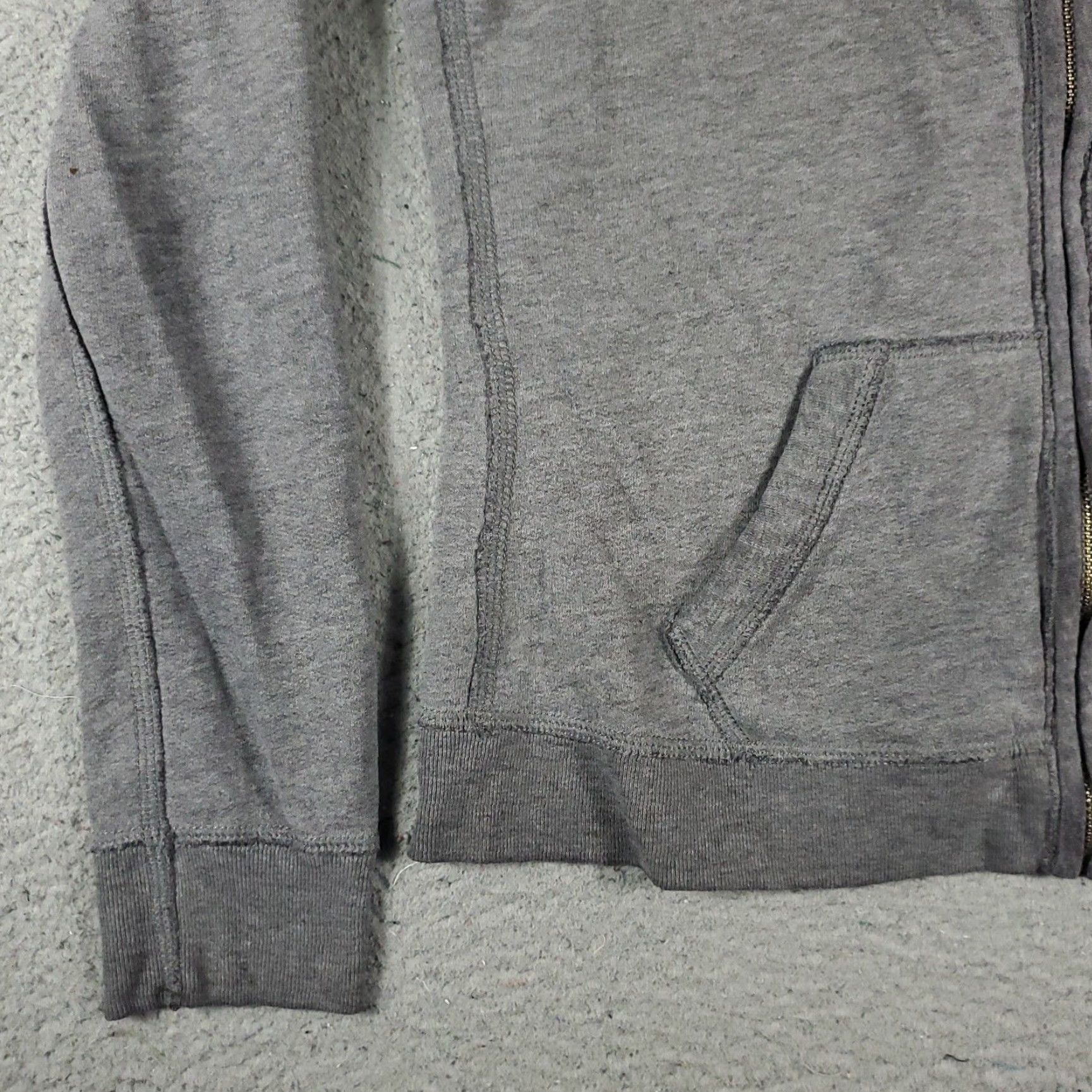 Abercrombie & Fitch VINTAGE Abercrombie & Fitch Womens Sweater Full Zip Hoodie Casual Medium Gray Knit Modern Ladies Size M / US 6-8 / IT 42-44 - 3 Thumbnail