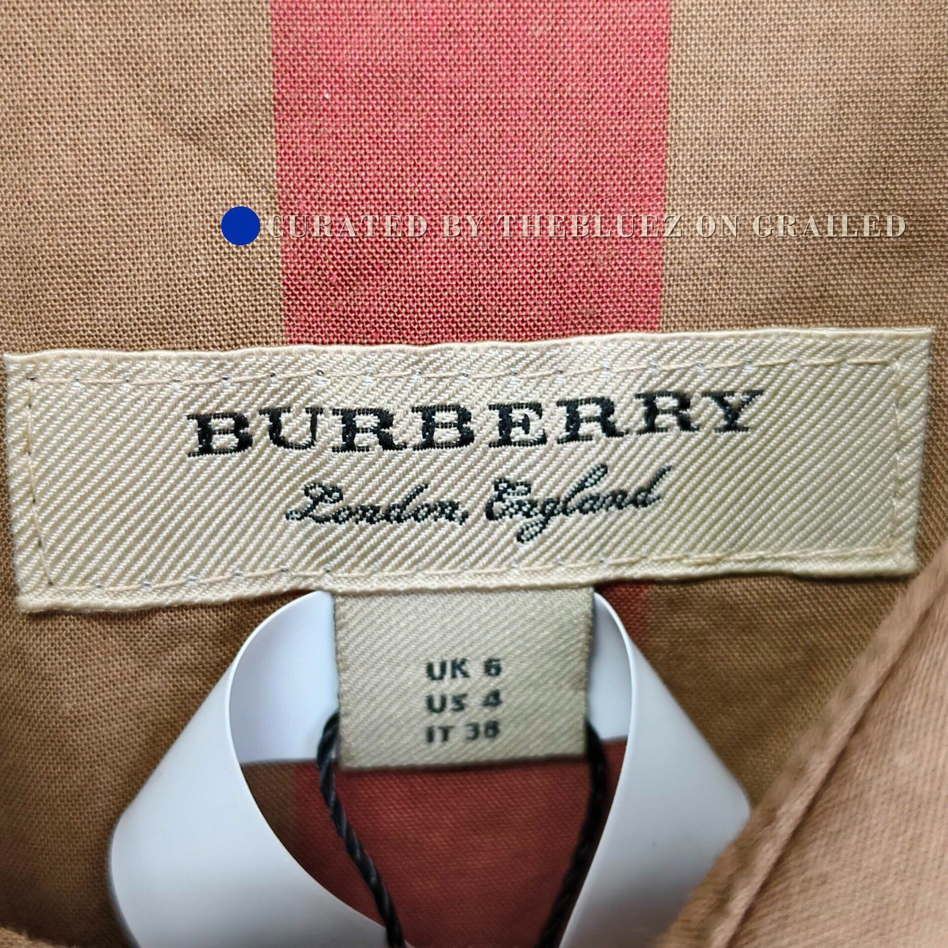 Burberry Burberry Classic Check Shirt-Dress Size XXS / US 00 / IT 34 - 5 Thumbnail