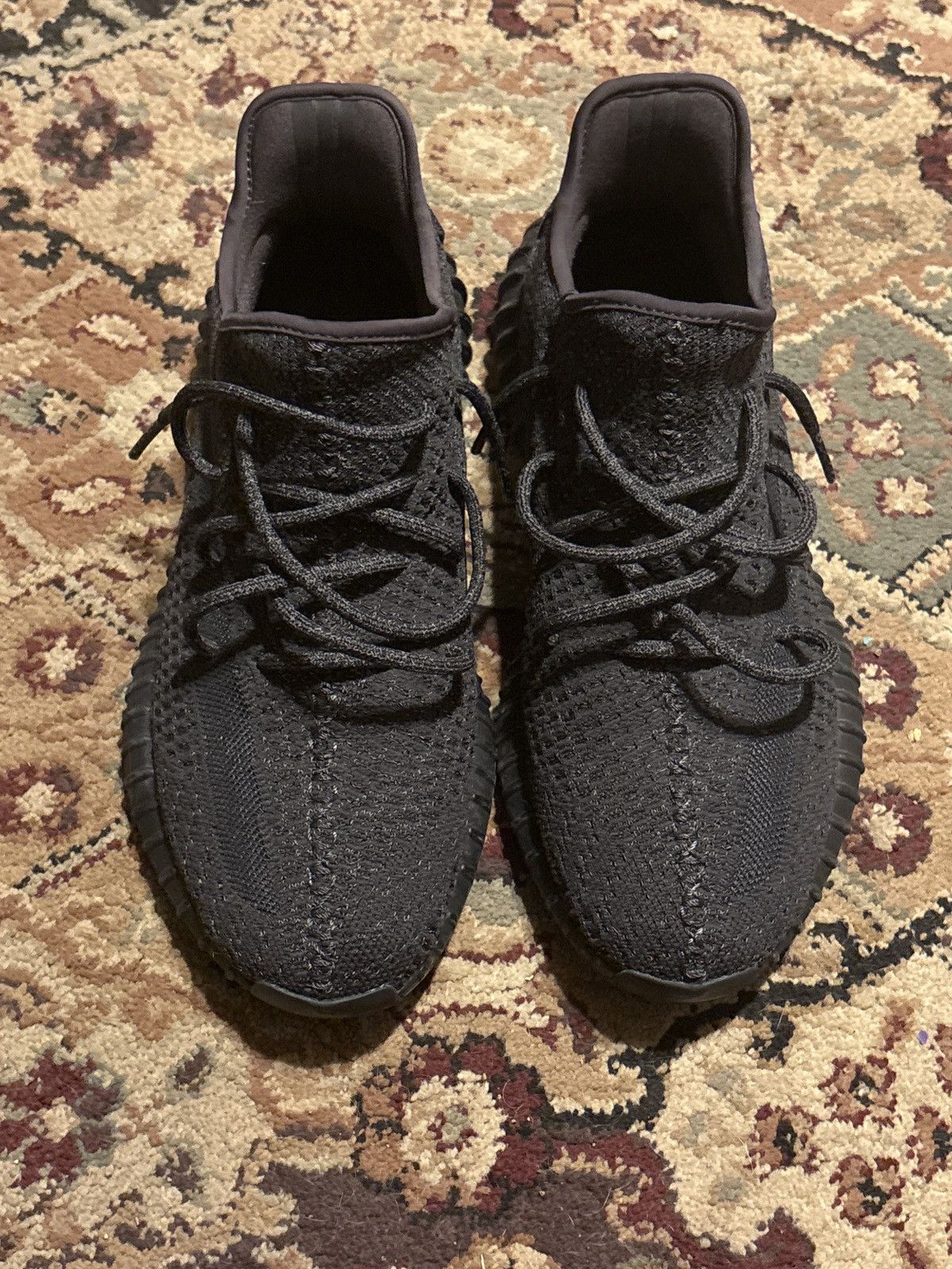 Yeezy Adidas Yeezy Boost 350 V2 Static Black Size US 13 / EU 46 - 3 Thumbnail