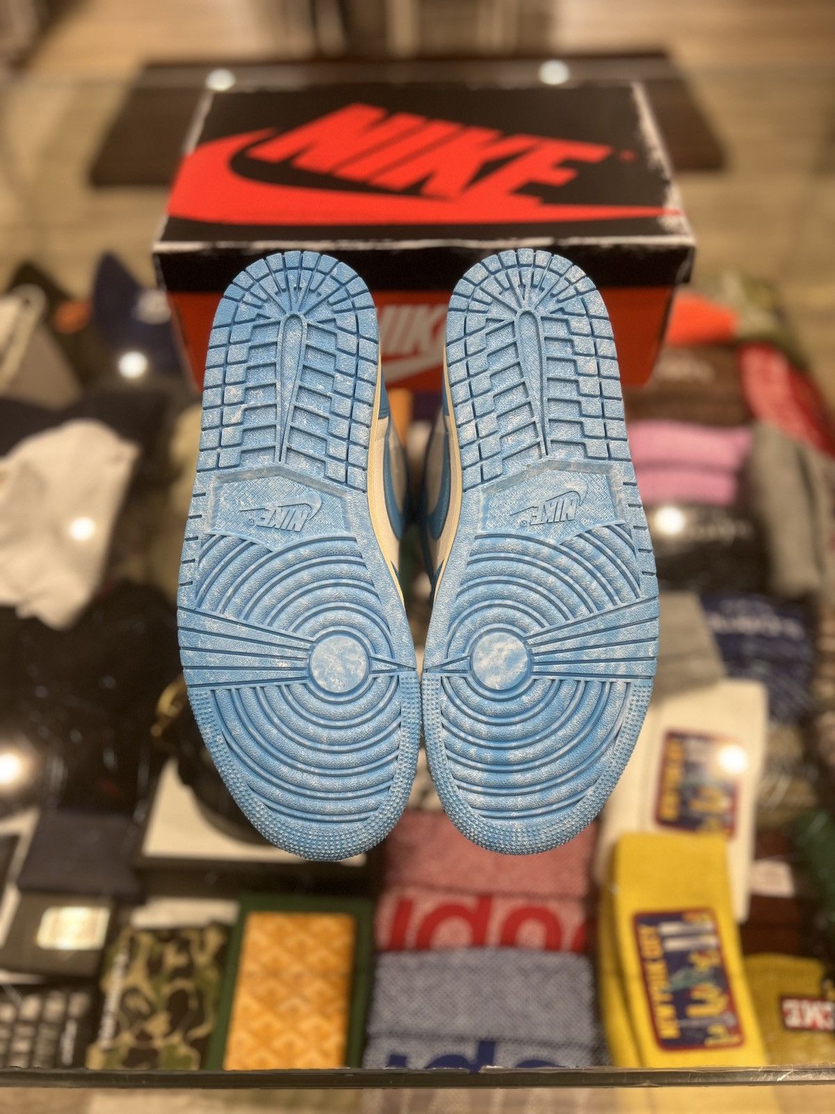 Jordan Brand Jordan 1 High OG UNC Reimagined Size: 9.5 Size US 9.5 / EU 42-43 - 6 Thumbnail