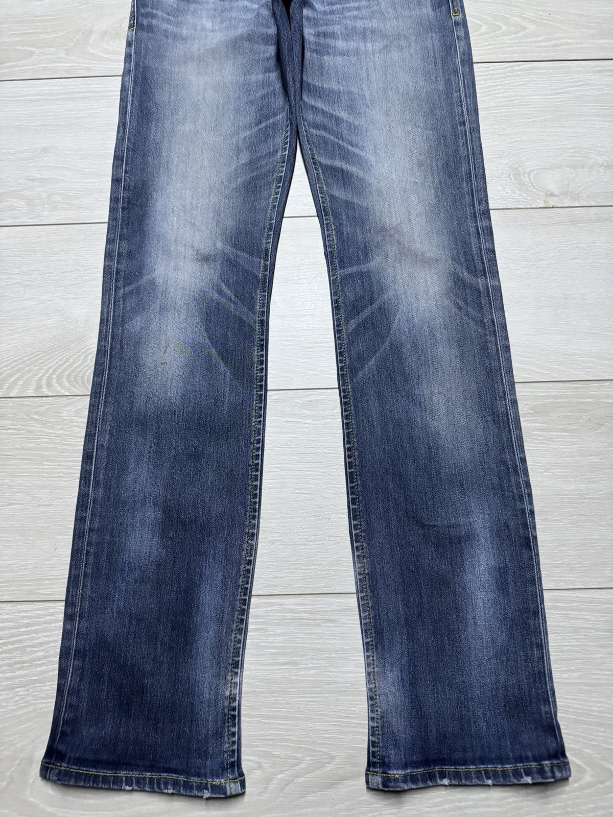 Japanese Brand Vintage Back Number Talon Zip Slim Fit Skinny Jeans Size US 28 / EU 44 - 5 Thumbnail