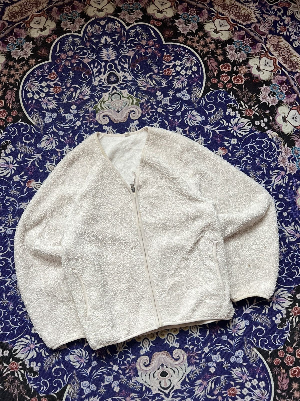 Uniqlo Uniqlo Cropped Cardigan Sherpa Fleece Jacket Size L / US 10 / IT 46 - 2 Thumbnail