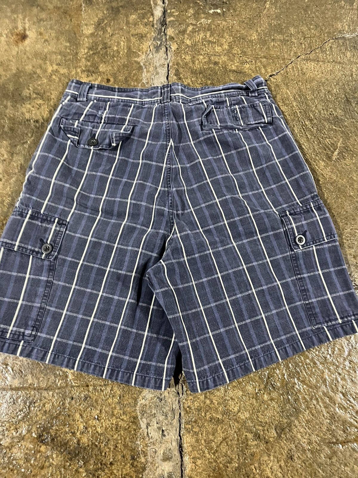 Polo Ralph Lauren × Vintage Crazy Polo Ralph Lauren Plaid Cargo Shorts Essential Skater Size US 31 - 2 Thumbnail