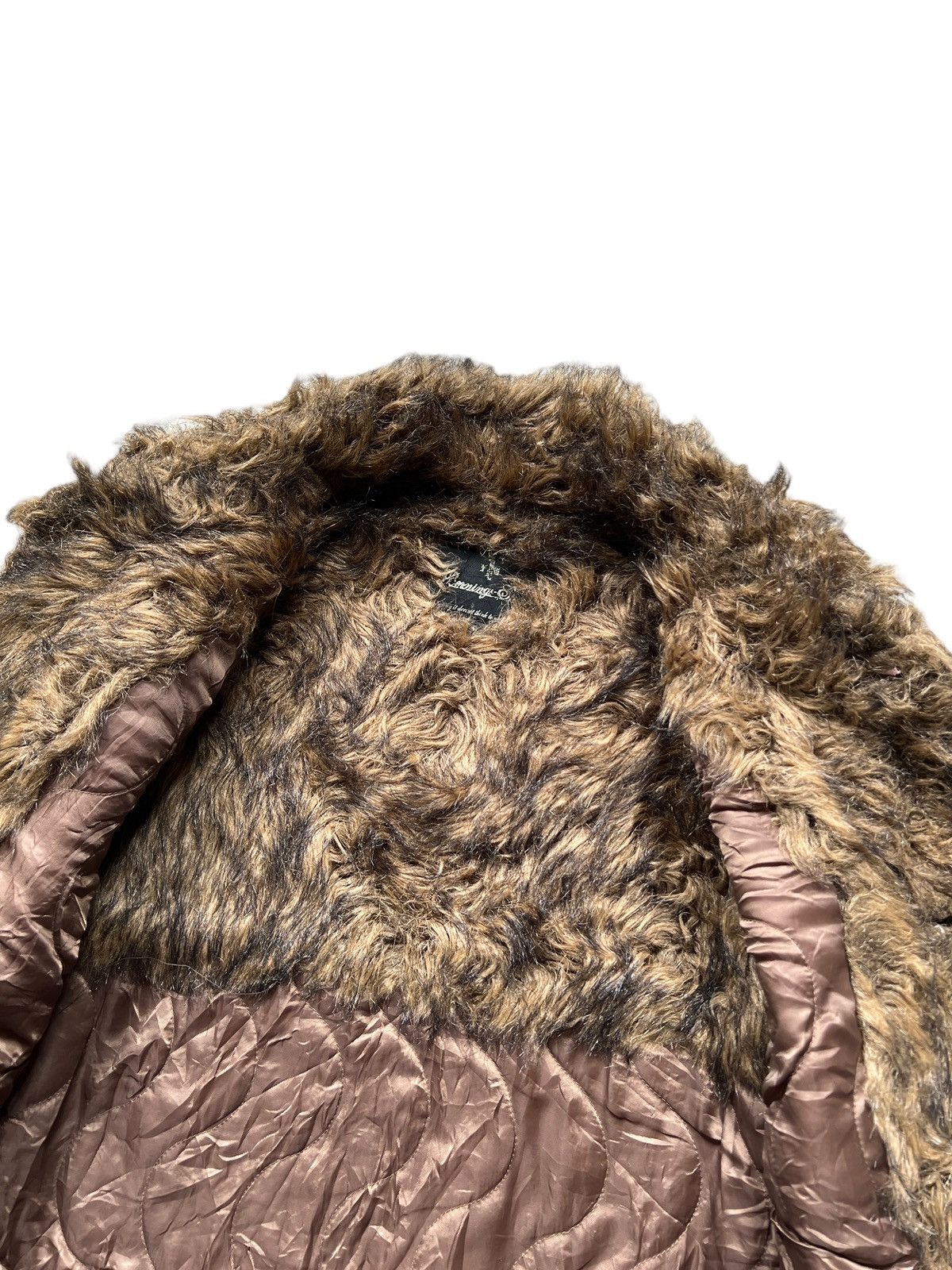 BERNINGS SHO Bernings Sho Faux Fur Mole Skin Trucker Jacket Size US L / EU 52-54 / 3 - 12 Thumbnail