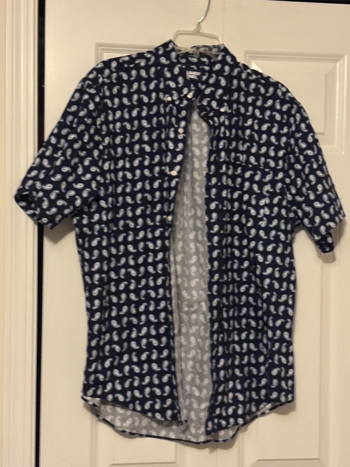 Lands' End Paisley Men’s Vintage Lands End Short Sleeve Button Down Size US L / EU 52-54 / 3 - 1 Thumbnail