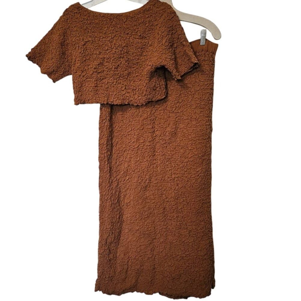 Free People Free People Double The Fun Set $128 MEDIUM Brown /Sienna Size 32" / US 10 / IT 46 - 4 Thumbnail