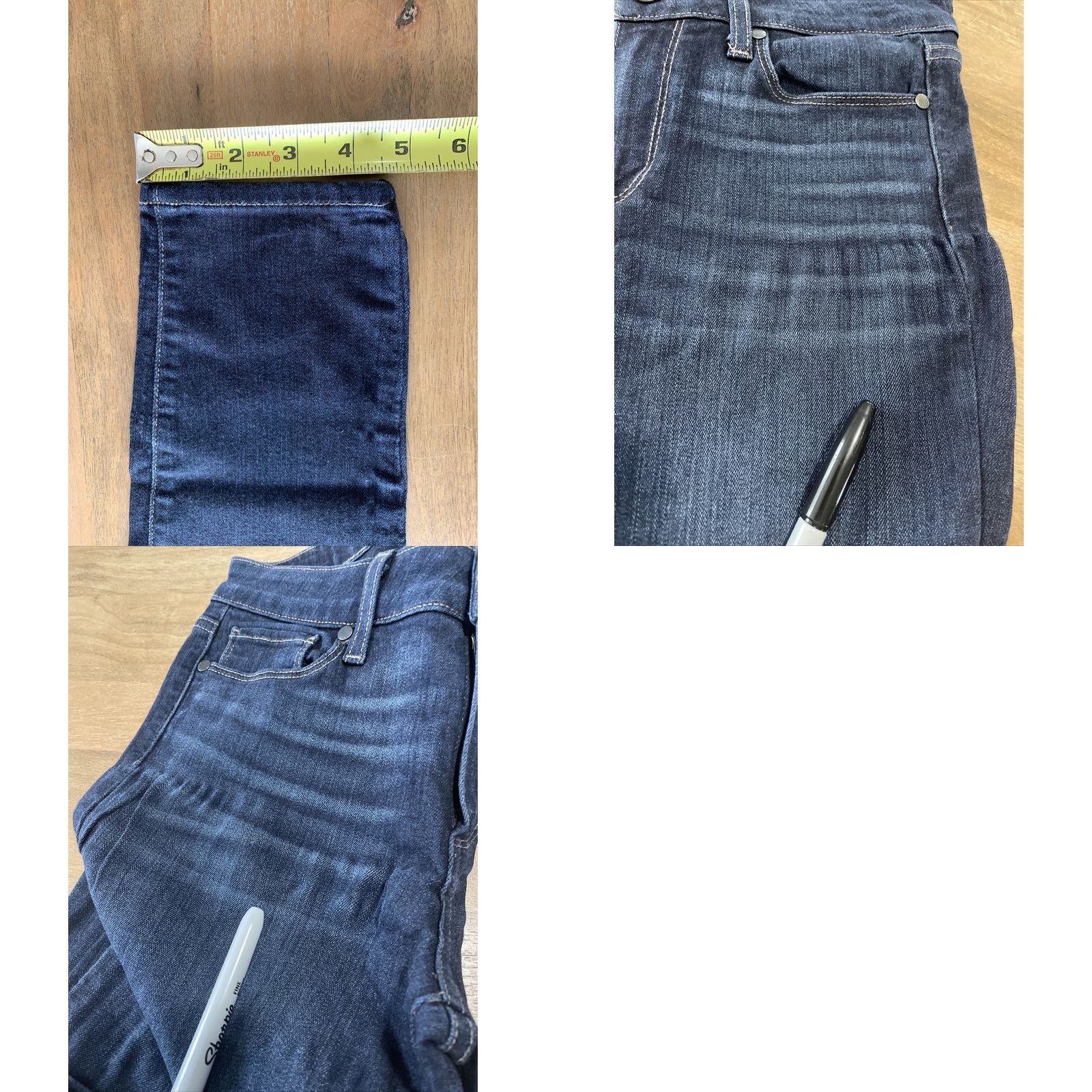 Paige Paige Jeans Women’s 26x28 Denim Verdugo Ankle Slim Mid Rise Blue Stretch 5-Pocket Jeans Womens Size 26" / US 2 / IT 38 - 8 Thumbnail