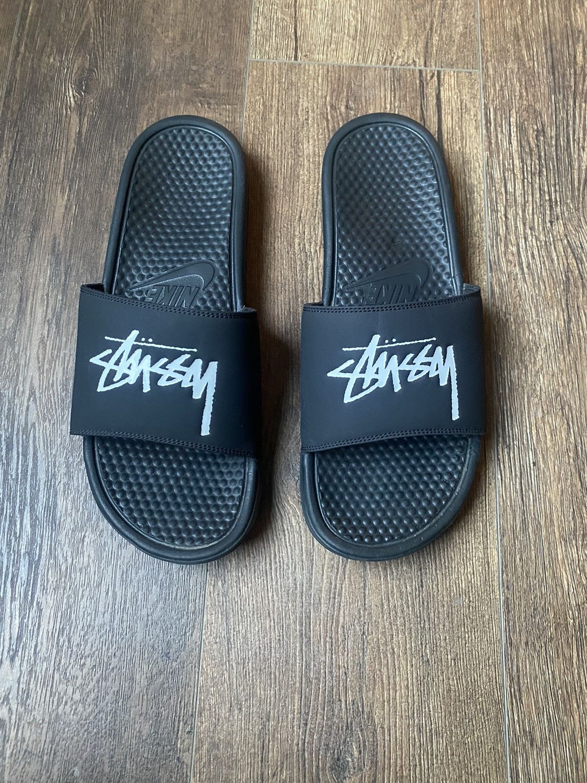 Nike Nike stussy slides♣️ | Grailed