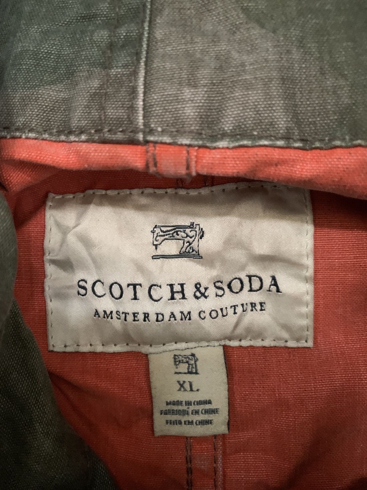 Scotch & Soda Scotch and Soda Amsterdam Couture Military Camo Coat Jacket Size US XL / EU 56 / 4 - 5 Thumbnail
