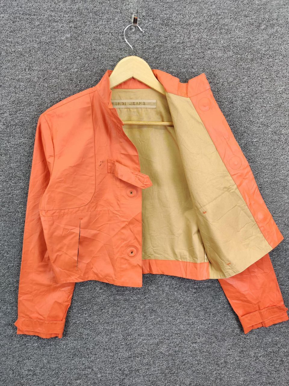 Fendi Nice ❗ Vintage Fendi Jeans Swinge Cropped Jacket Size US M / EU 48-50 / 2 - 6 Thumbnail