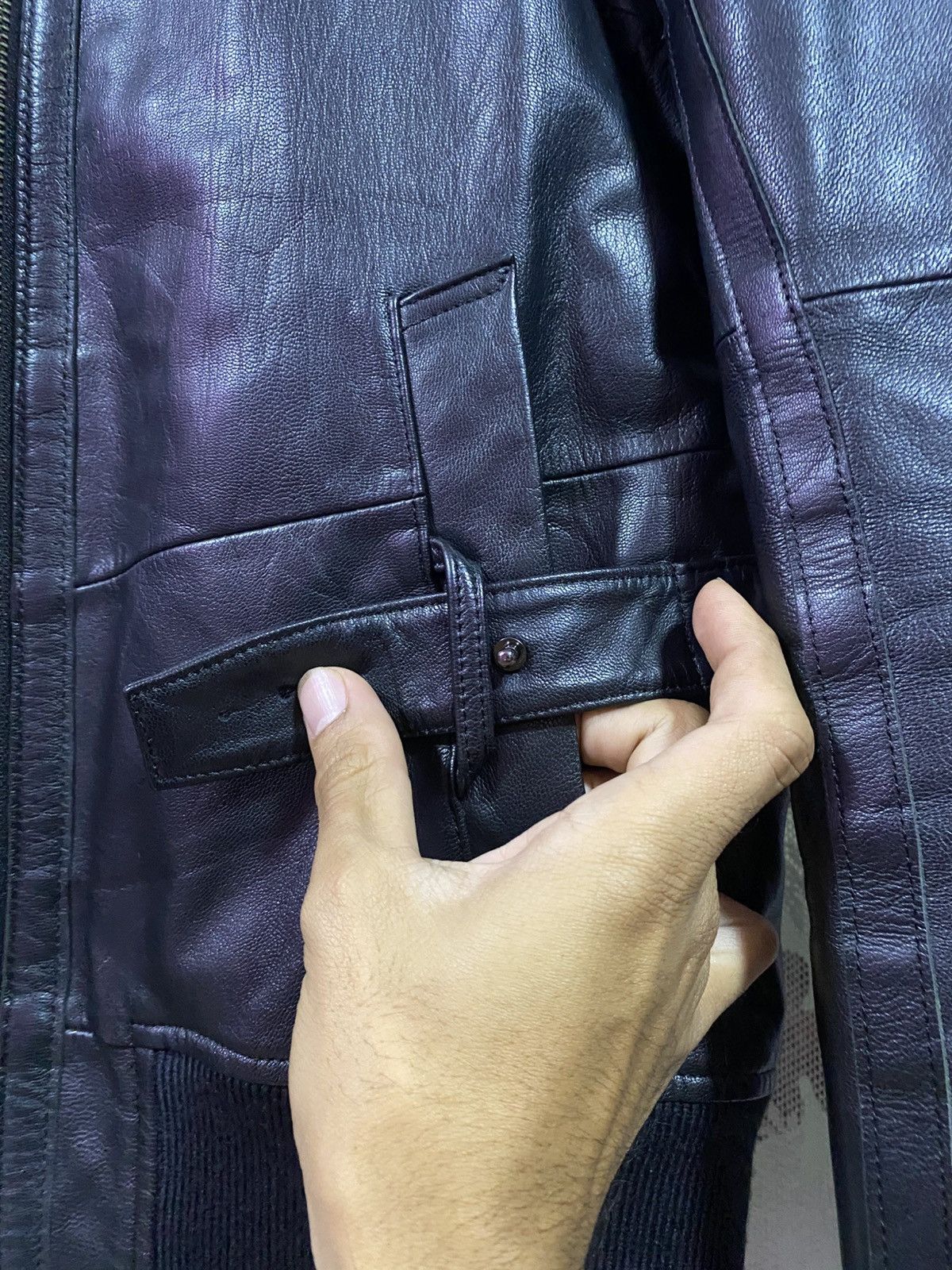 Ermenegildo Zegna 750$ Ermenegildo Zegna Leather Bomber Jacket Black Size US M / EU 48-50 / 2 - 9 Thumbnail