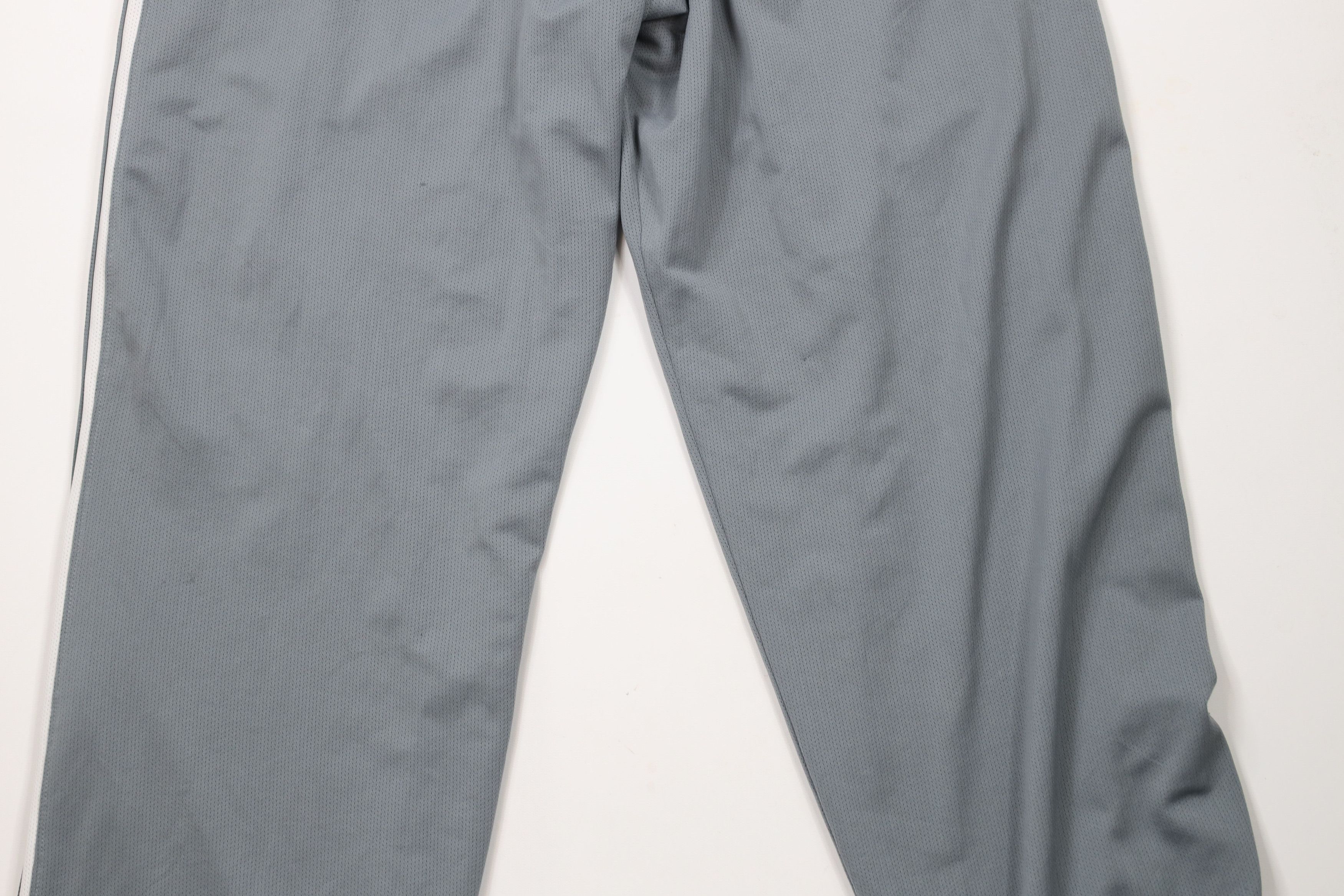Nike × Vintage Vintage Nike Basketball Mini Swoosh Wide Leg Pants Gray Size US 34 / EU 50 - 12 Thumbnail