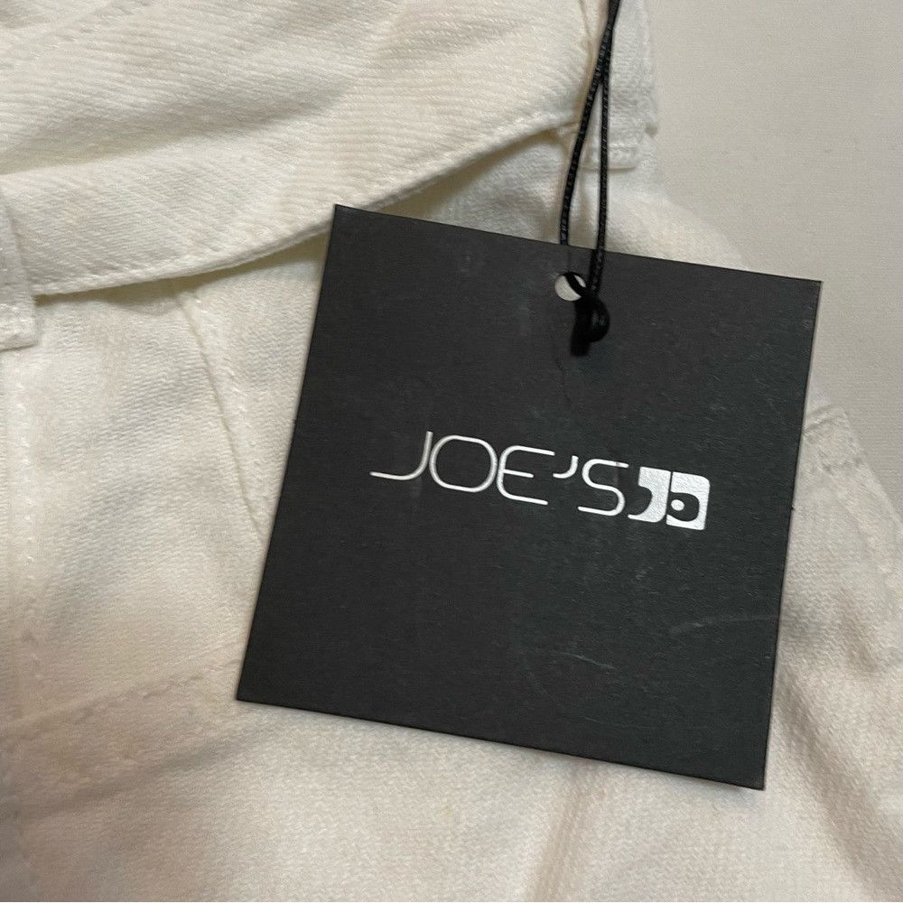 Joe's NWT New $148 Joe's The Army Paperbag Linen Cotton White Sho Size 23" - 8 Thumbnail