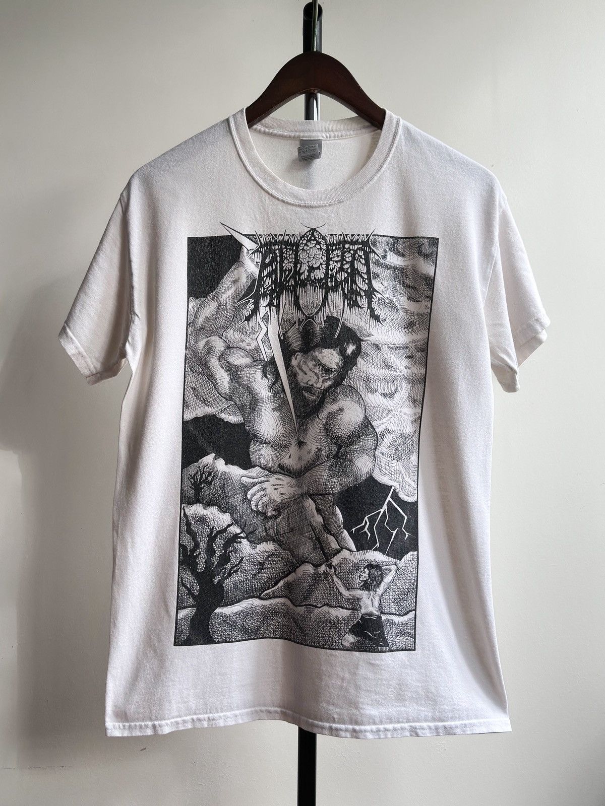 Band Tees VINTAGE Y2K ABDUCTION BLACK DEATH METAL TEE Size US M / EU 48-50 / 2 - 1 Thumbnail