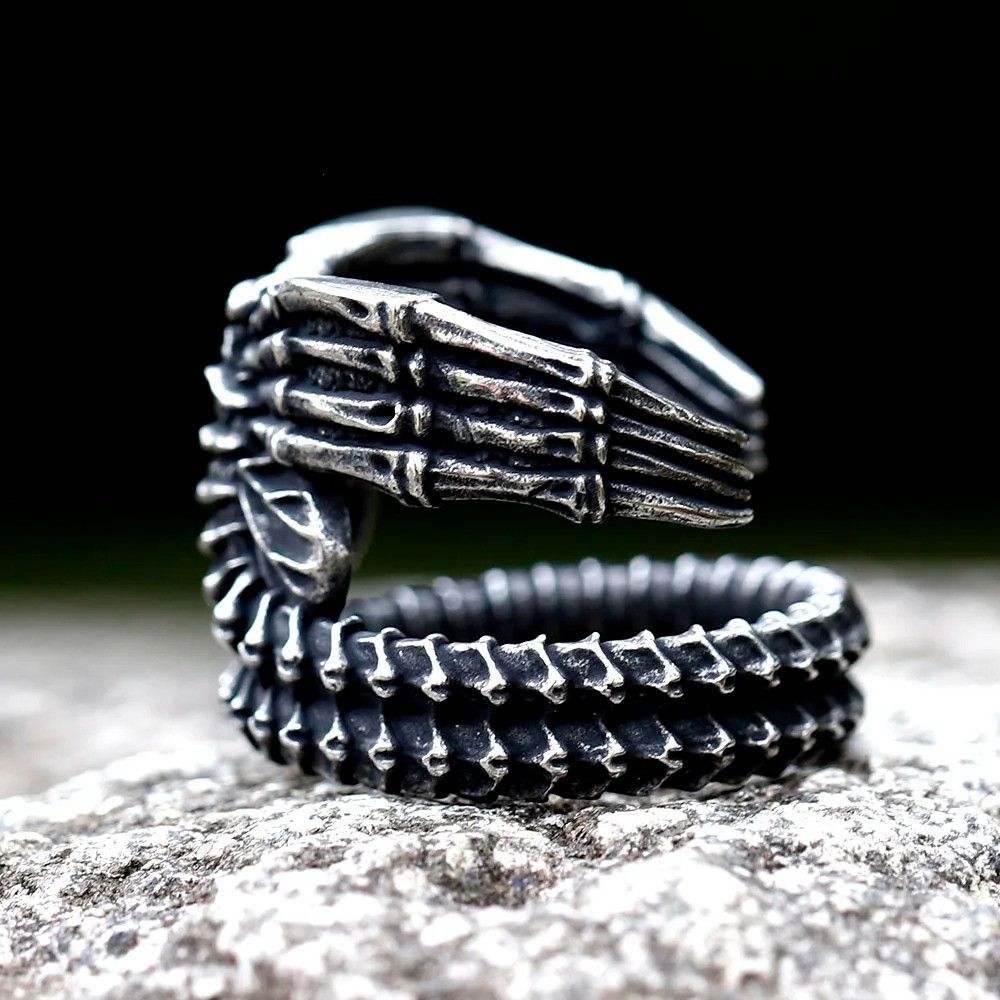 Jewelry Alien Ring Streetwear Jewelry Fashion Gift Size ONE SIZE - 4 Thumbnail
