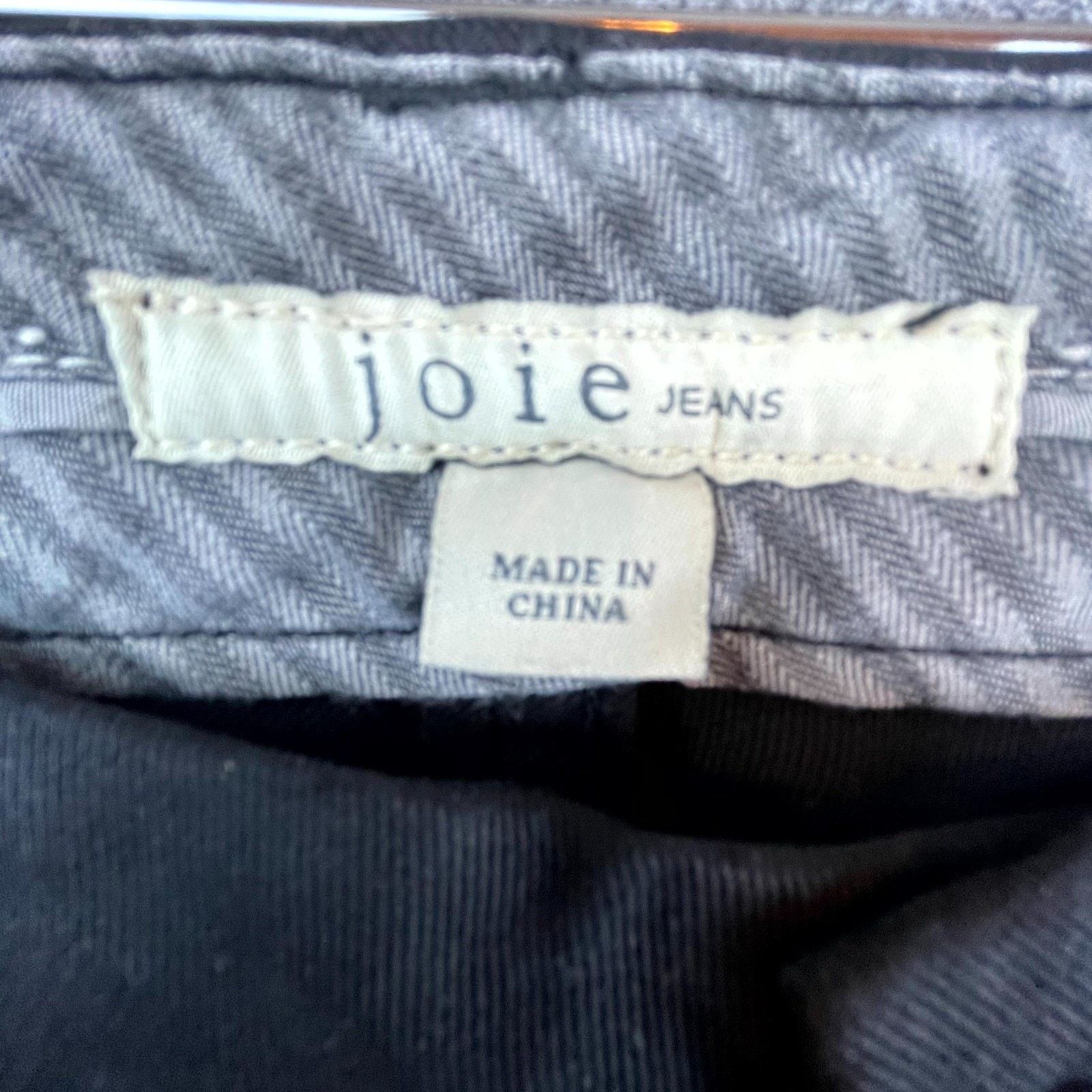 Joie Joie Jeans Trouser Skinny Pants Womens 23 Black Cotton Size 23" - 3 Thumbnail