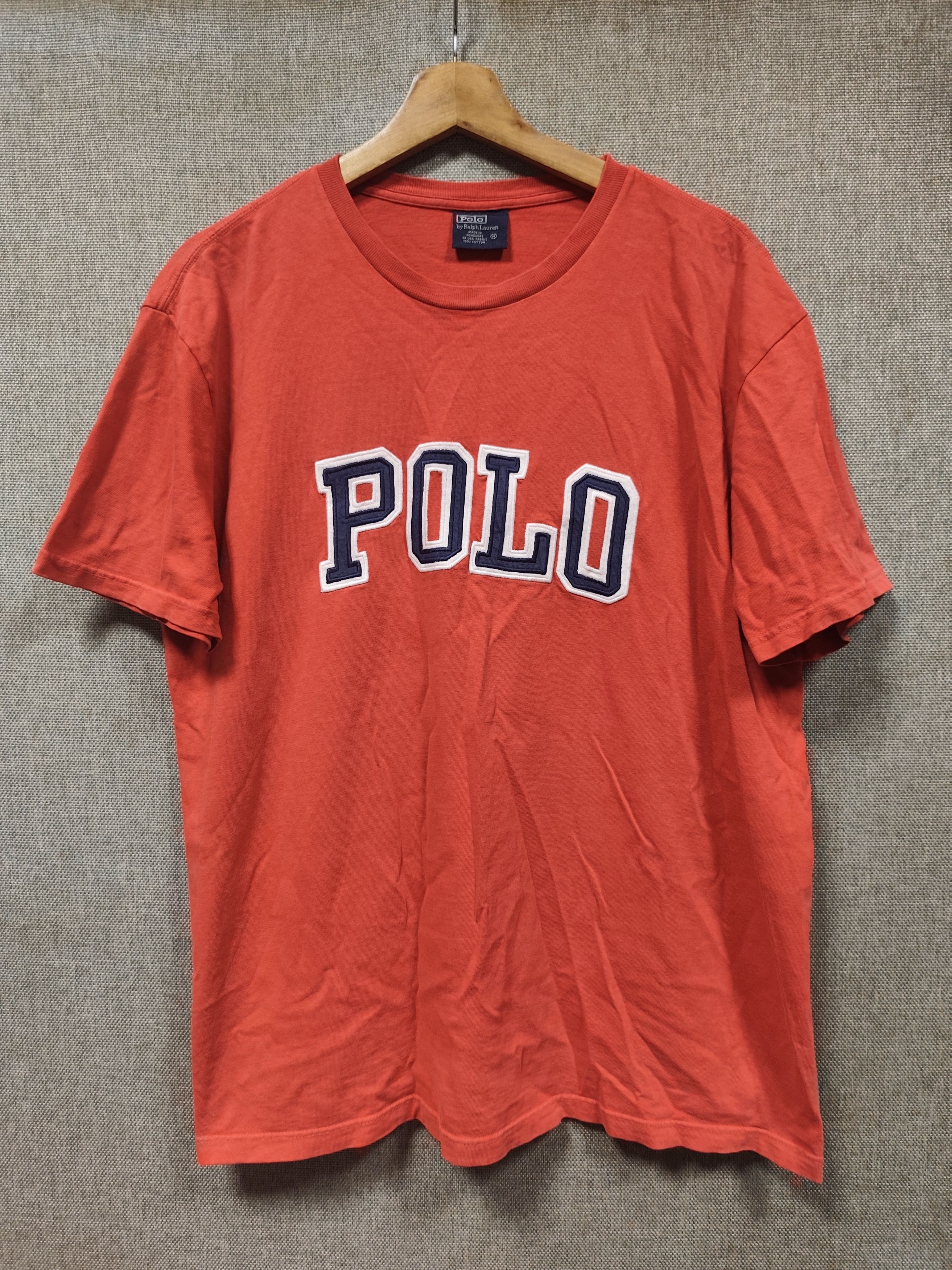 Polo Ralph Lauren Vintage t shirt Polo Ralph Lauren spellout Size US M / EU 48-50 / 2 - 1 Thumbnail