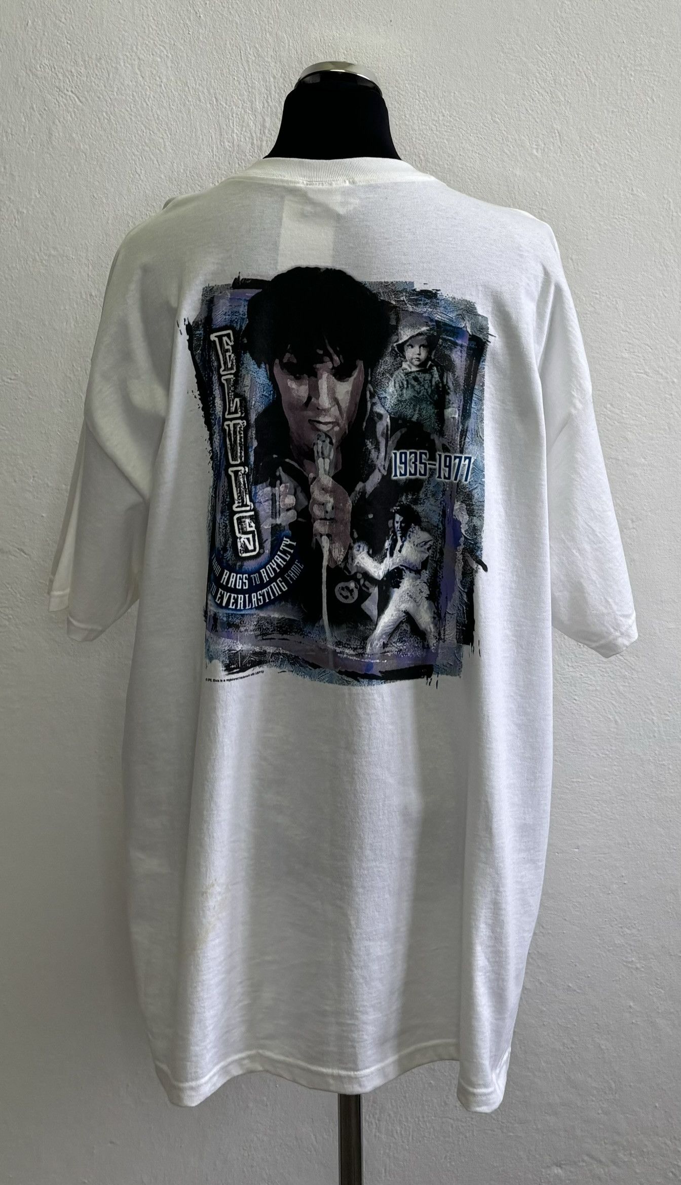 Hard Rock Cafe × Vintage Hard Rock Cafe Elvis Presley Original Tag T-shirt Size. 2XL Size US XXL / EU 58 / 5 - 1 Thumbnail