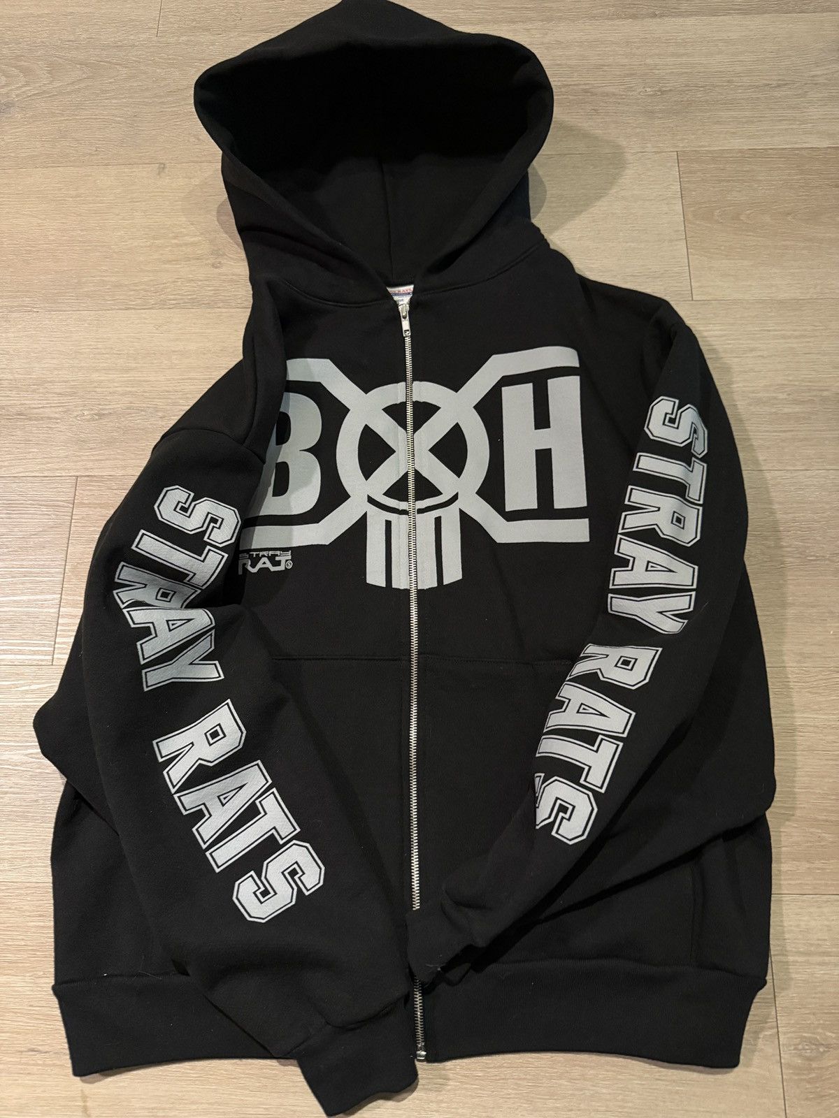 Bounty Hunter × Japanese Brand × Stray Rats Stray Rats Bounty Hunter Zip up Hoodie Size US L / EU 52-54 / 3 - 2 Thumbnail