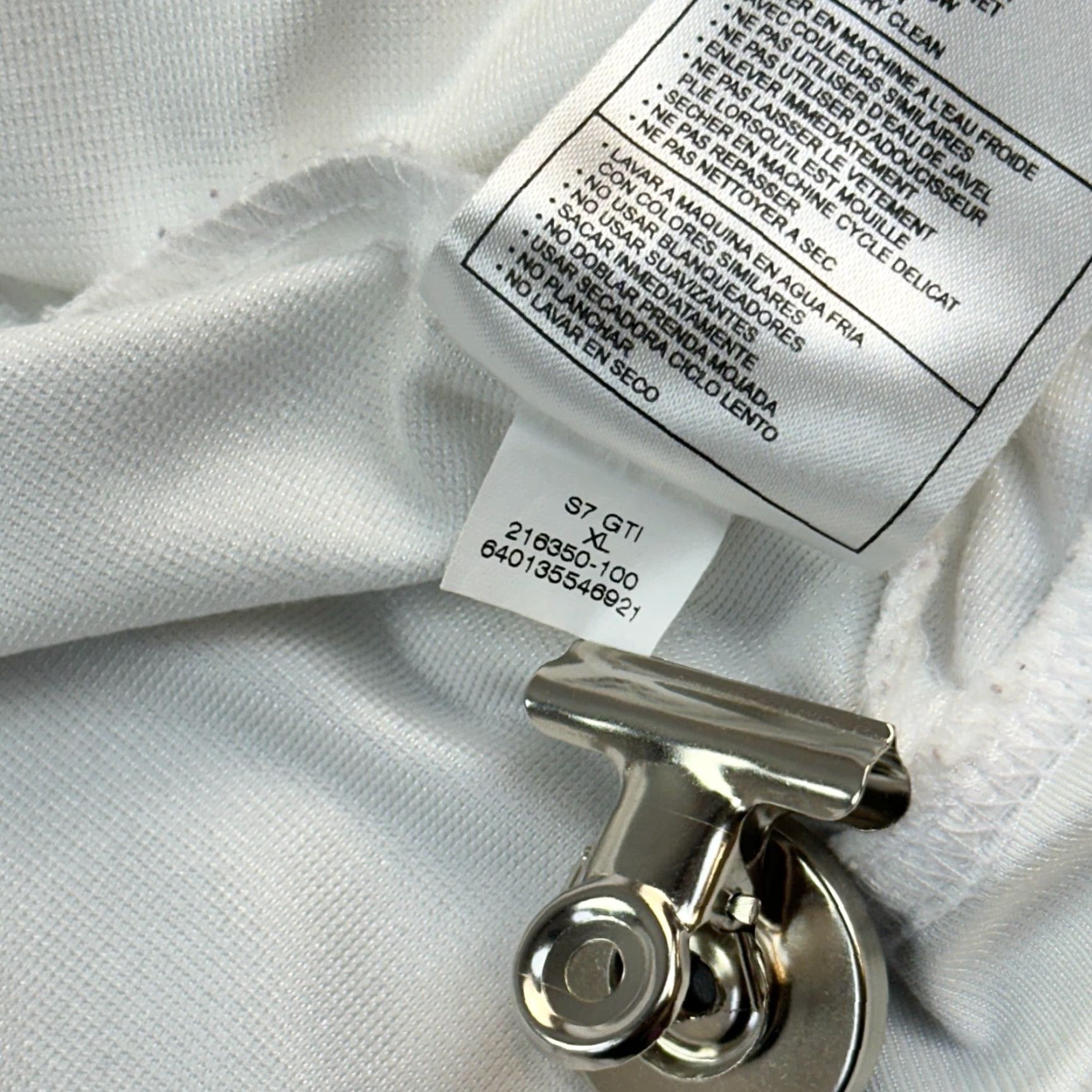 Nike VINTAGE Nike Track Jacket Women's XL White Full Zip Swoosh Logo Gray Tag Y2K Size XL / US 12-14 / IT 48-50 - 7 Thumbnail