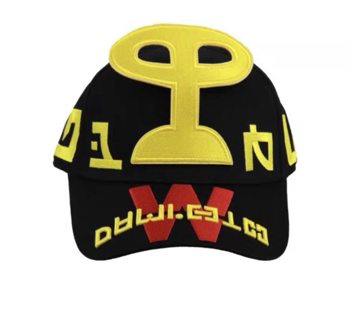 Walter Van Beirendonck Walter Van Beirendonck SS24 "DAWLEETOO" Black Alien Cap Size ONE SIZE - 2 Thumbnail