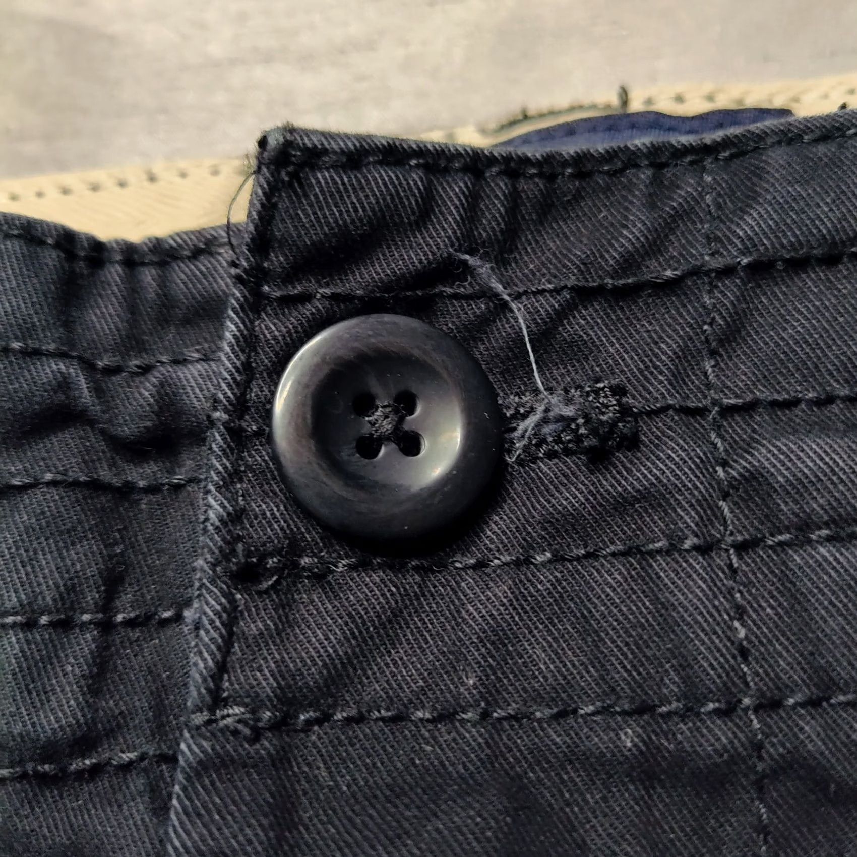 Tommy Hilfiger TOMMY HILFIGER Cargo Shorts Black Cotton 10" Heavyweight Men 42 Size US 42 / EU 58 - 6 Thumbnail